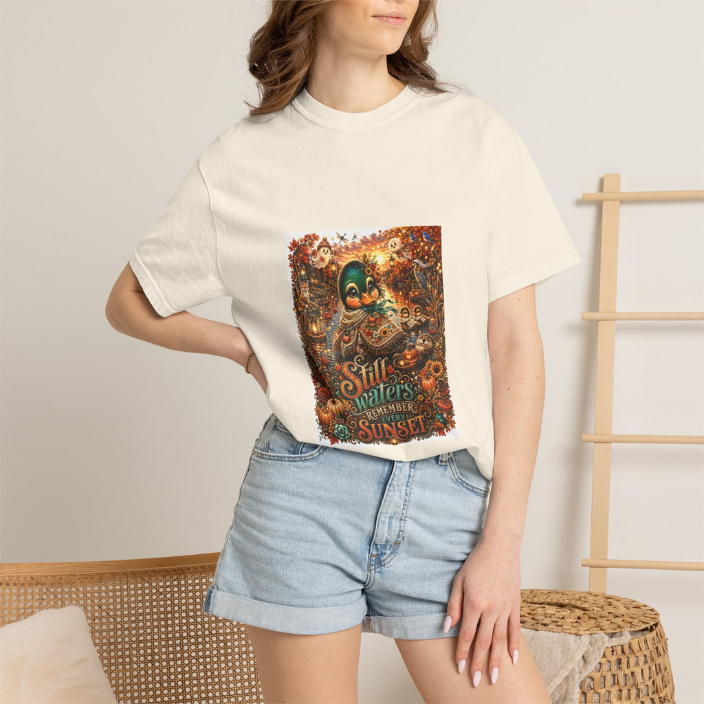 Skull Guitar Sunset T-Shirt — Still Waters Run Deep Vintage Rock Tee