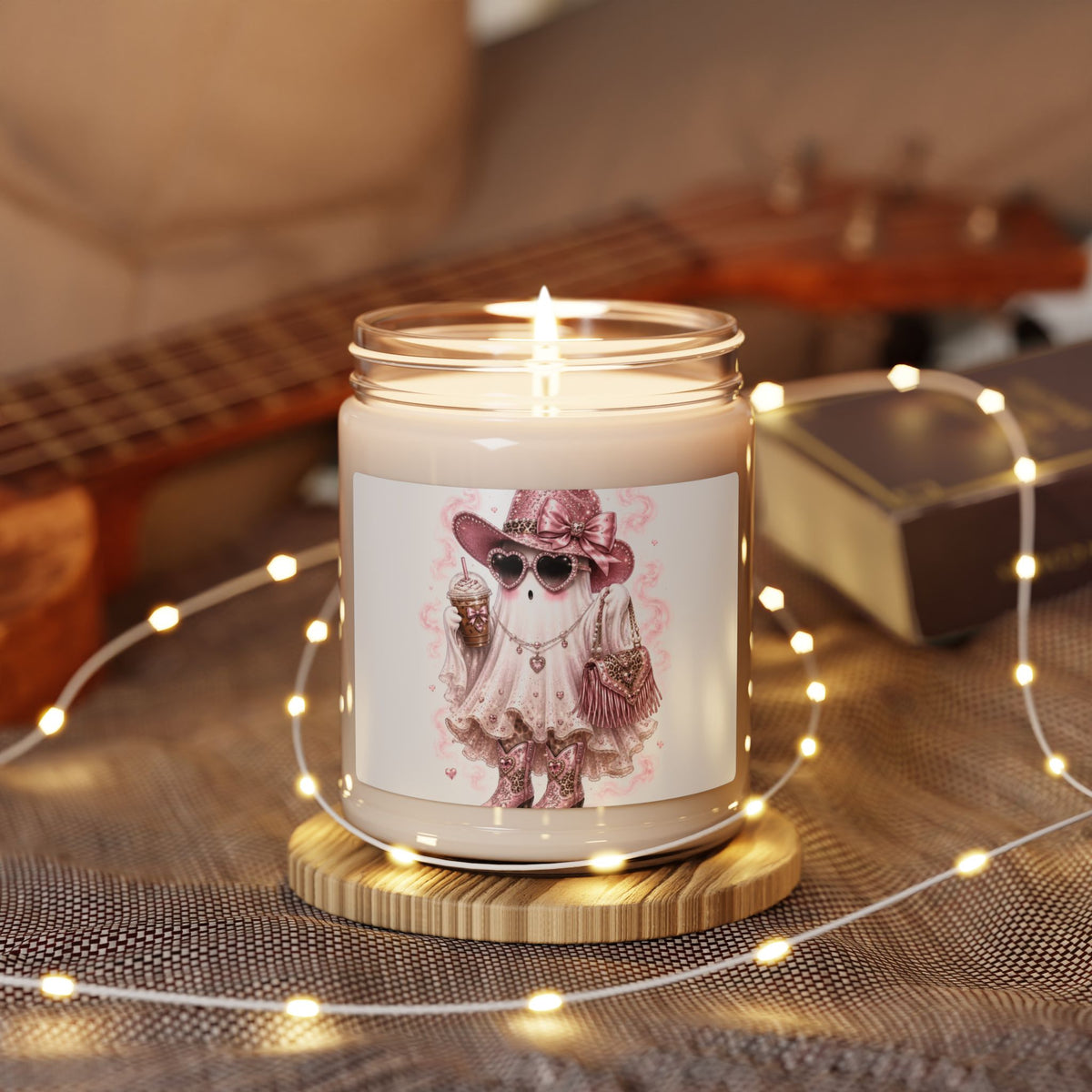 Chic Ghost Soy Candle — Pink Fashionista Scented 9oz