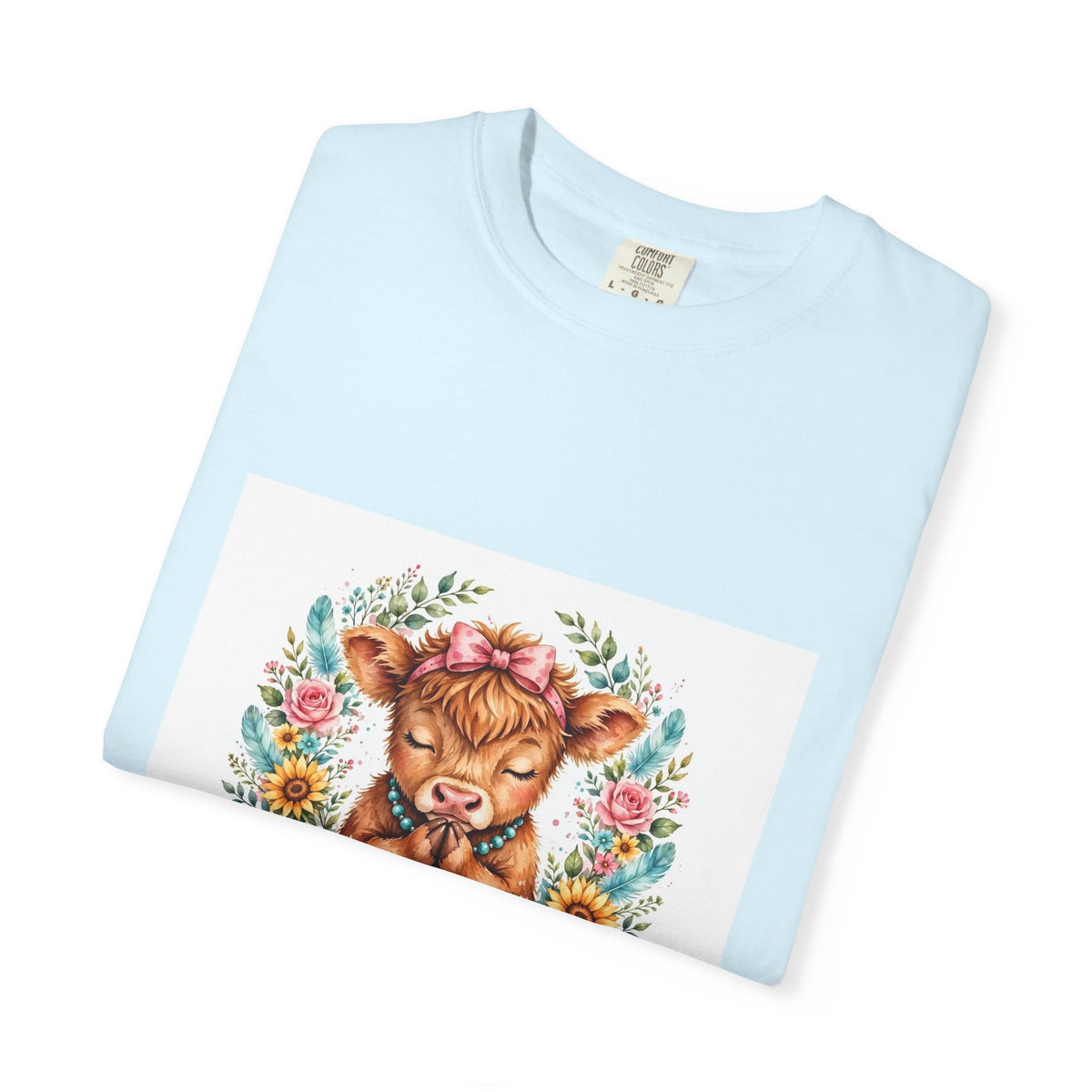 Western Mama Prayer Cow T-Shirt