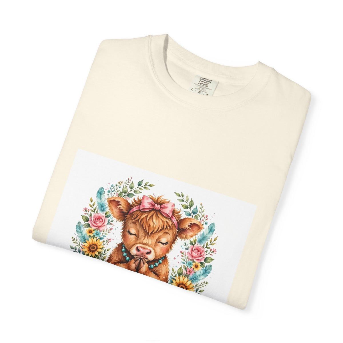 Western Mama Prayer Cow T-Shirt