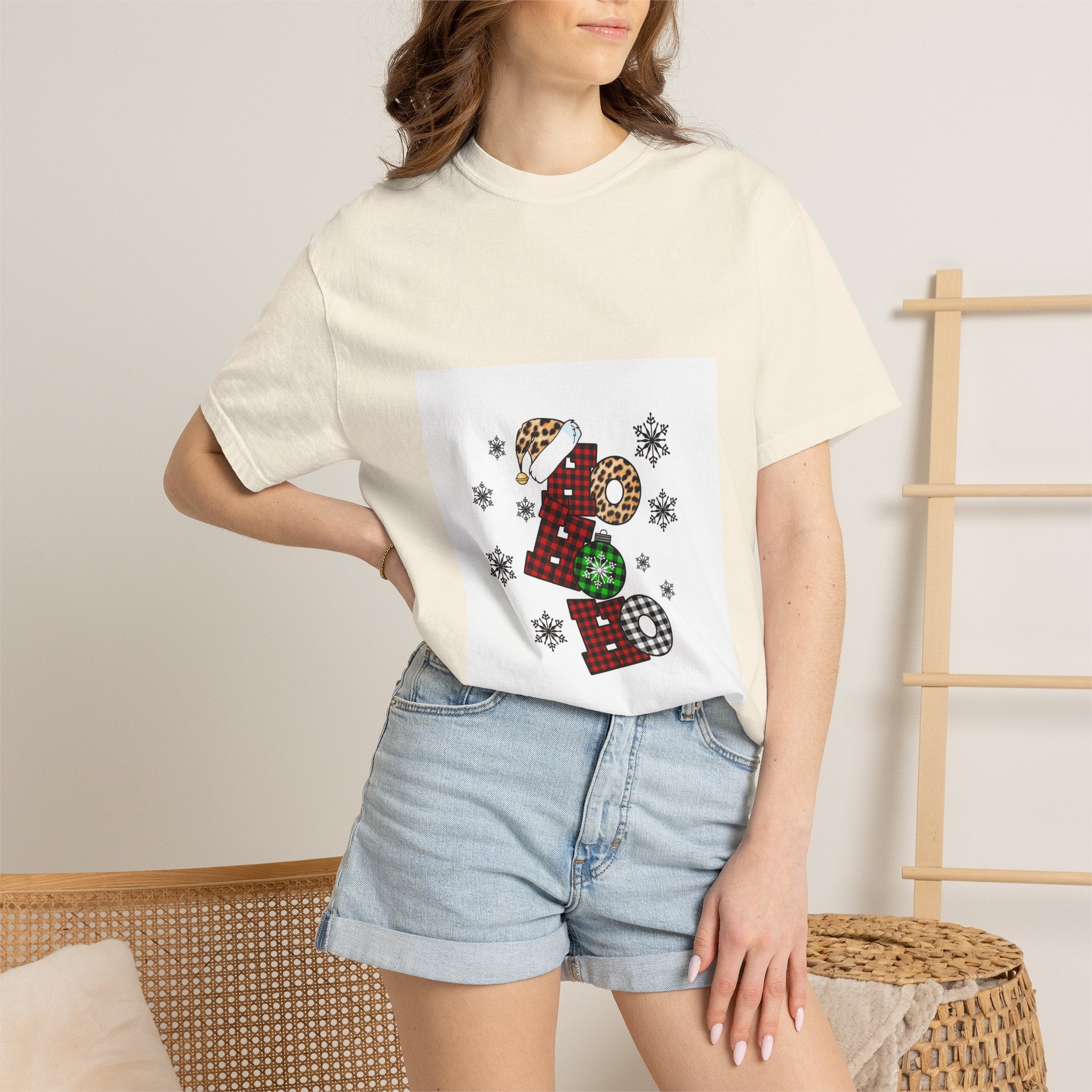 Holiday JOY Plaid Graphic T-Shirt