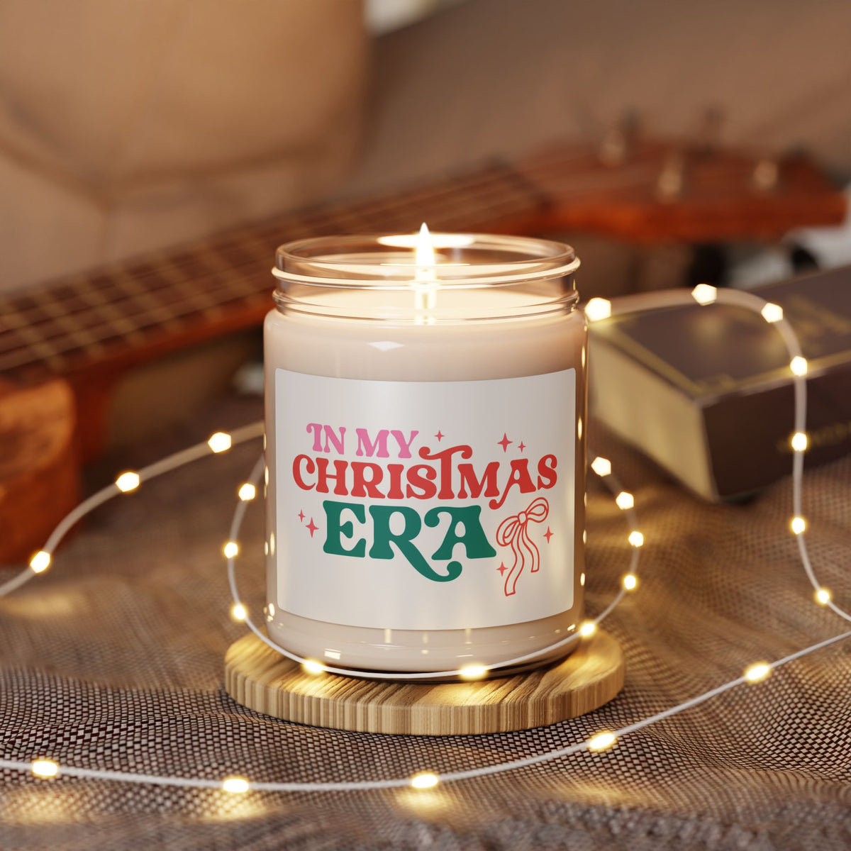 Christmas Era Scented Soy Candle — 9oz Holiday Aromatherapy Jar