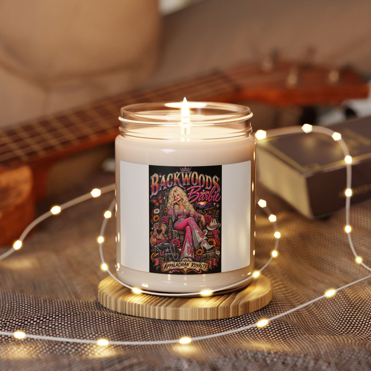Backwoods Barbie Scented Soy Candle — 9oz Appalachian Roots Fragrance