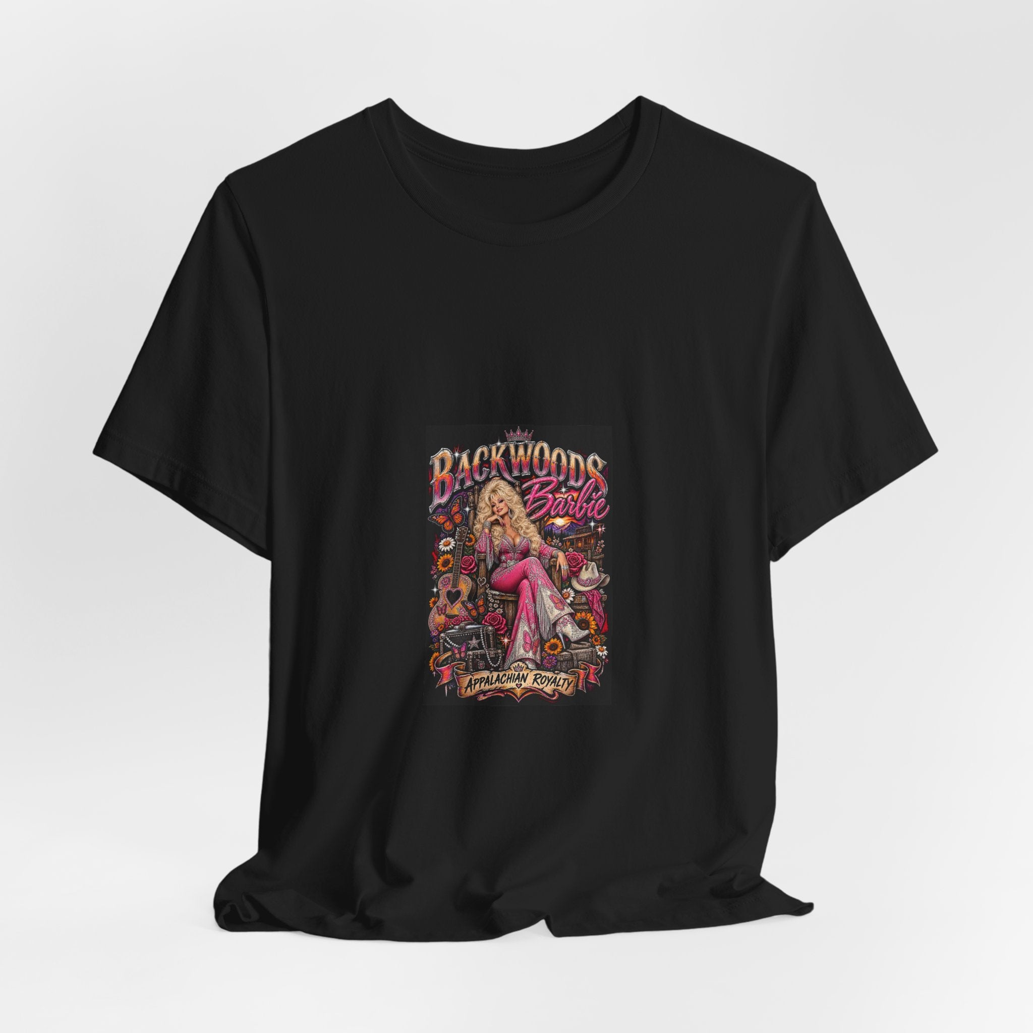 Backwoods Babe Graphic Tee — Retro Pinup Smoking Art T-Shirt