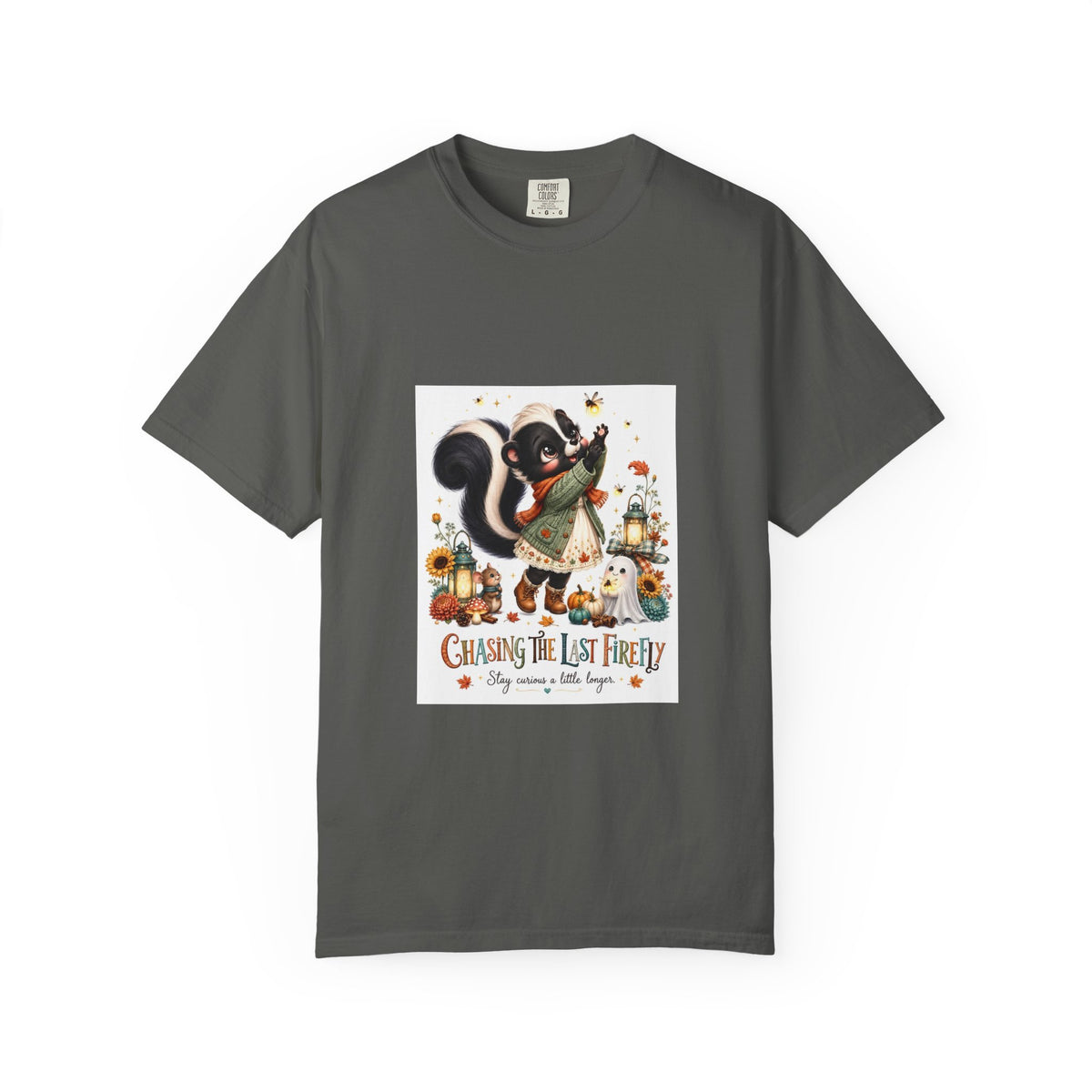 Chasing the Last Firefly Skunk Graphic T-Shirt
