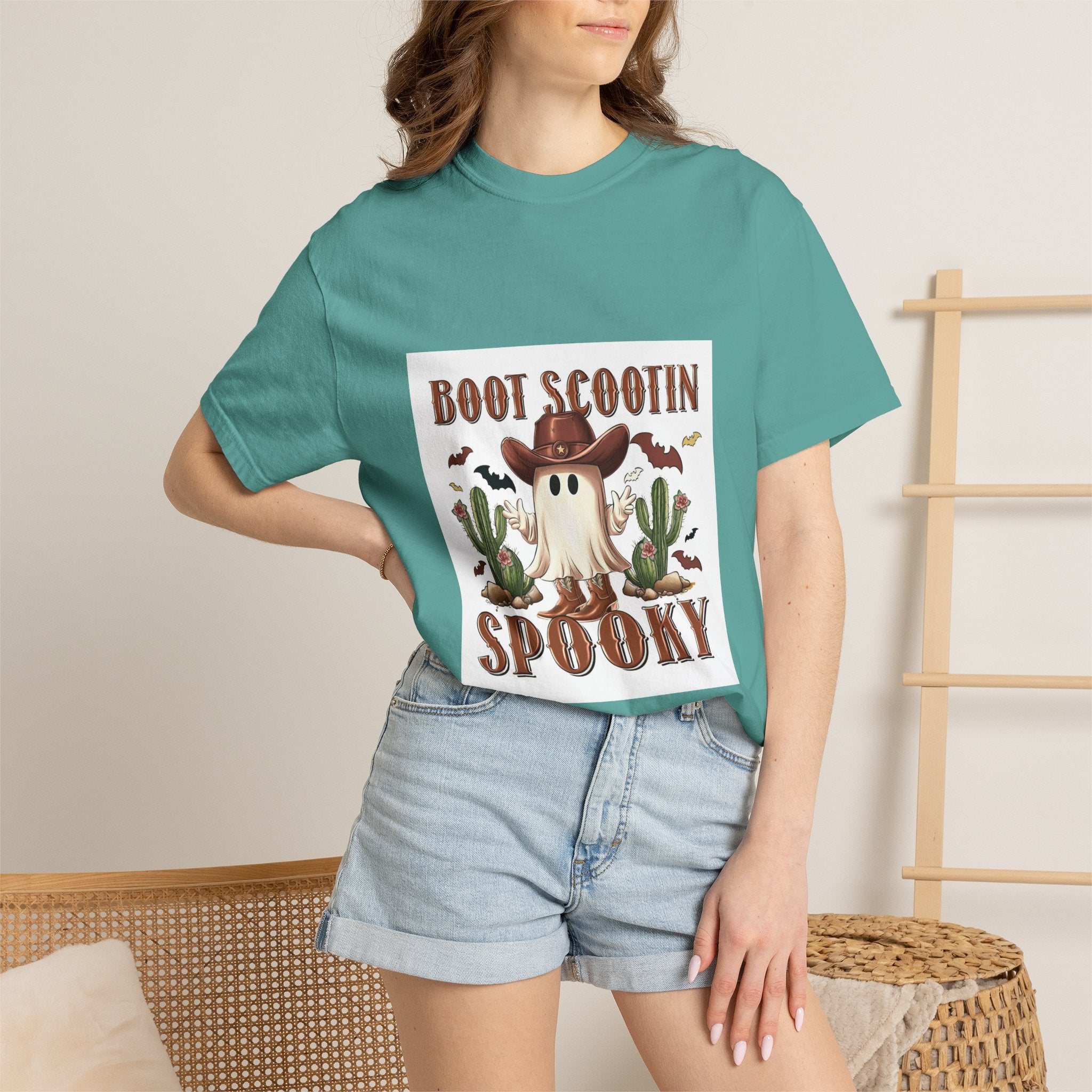 Boot Scootin' Spooky Ghost T-Shirt