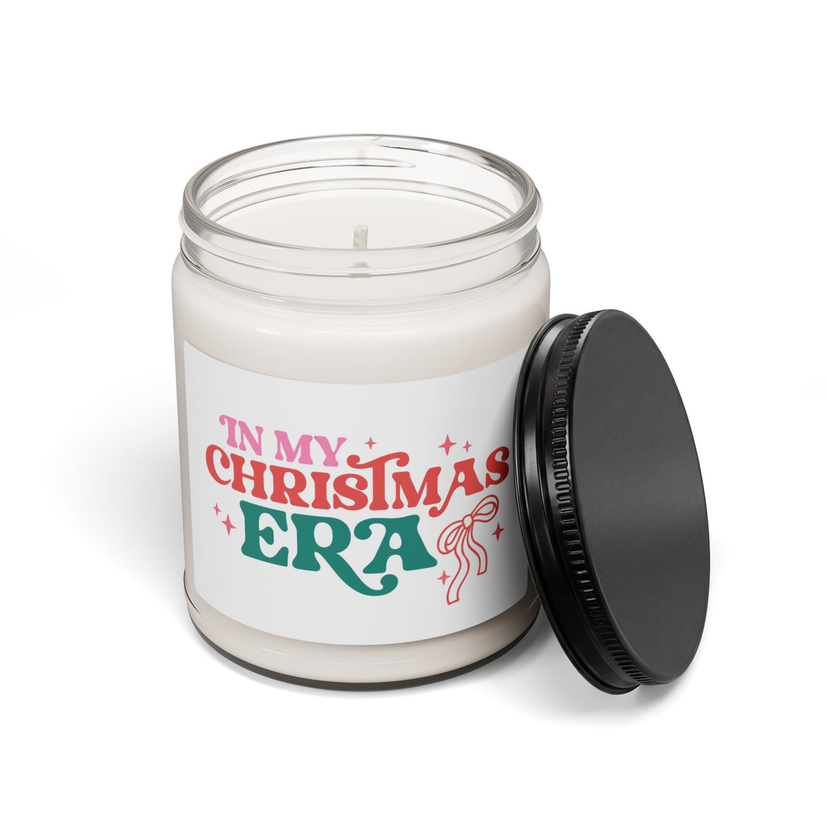Christmas Era Scented Soy Candle — 9oz Festive Holiday Jar ("In My Christmas Era")