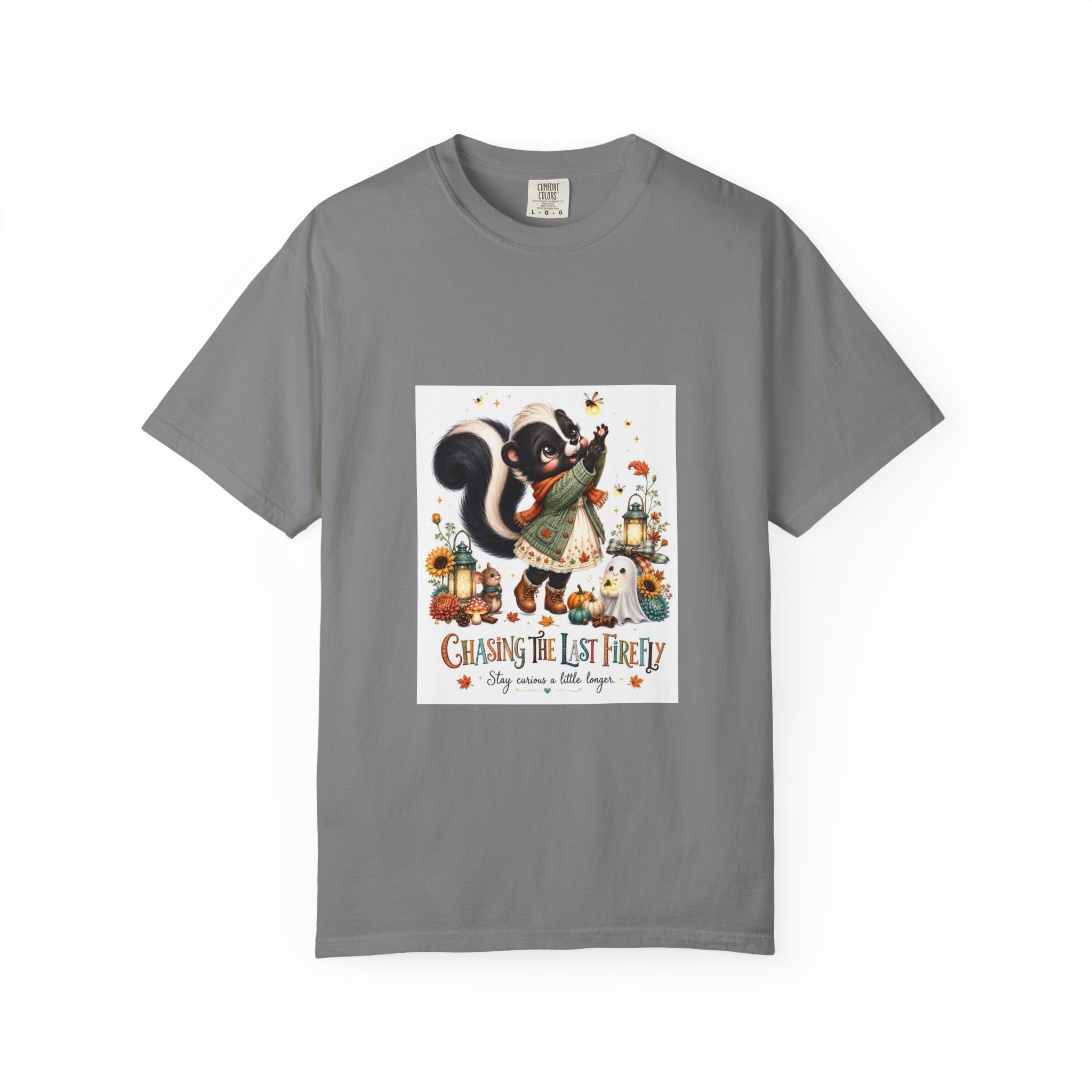 Chasing the Last Firefly Skunk Graphic T-Shirt