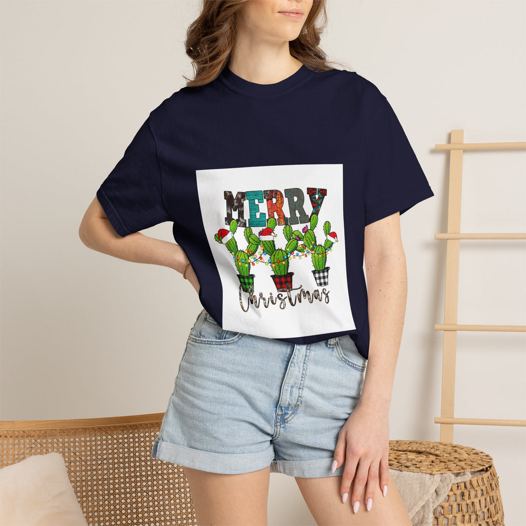Merry Christmas Cactus T-Shirt