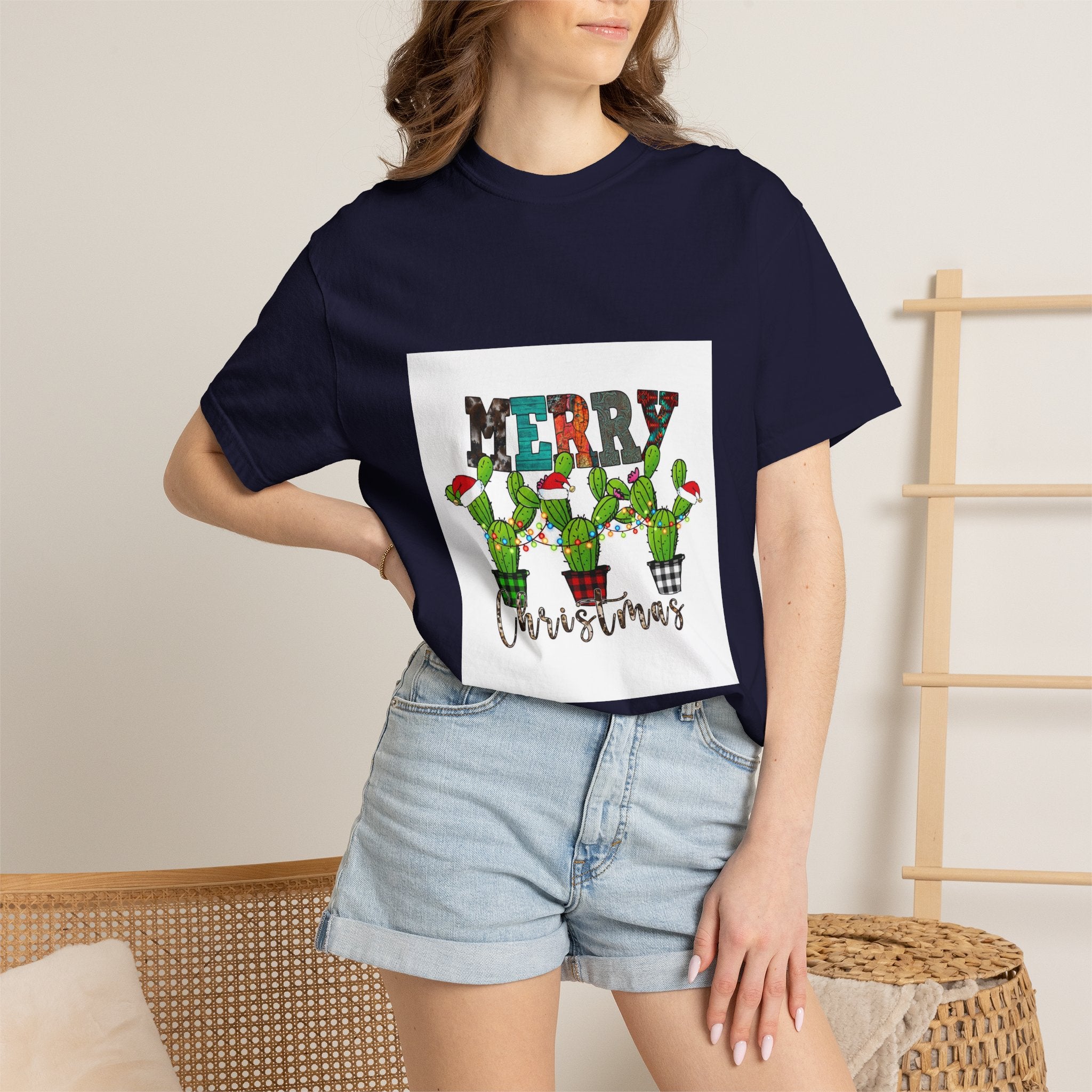 Merry Christmas Cactus T-Shirt