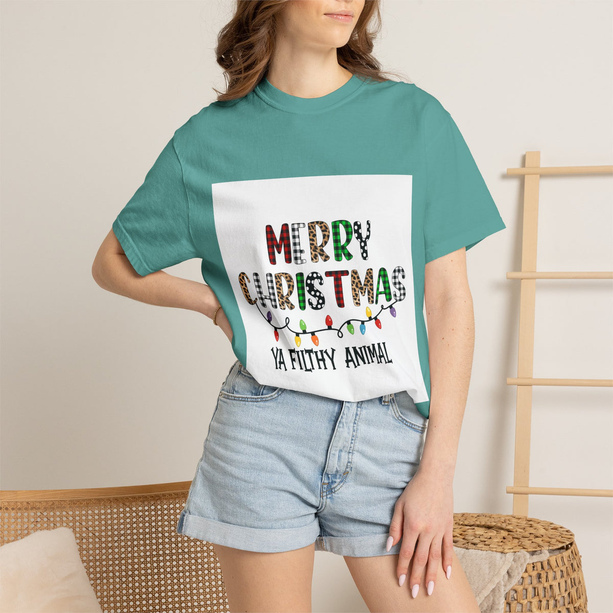 Merry Christmas Ya Filthy Animal T-Shirt — Funny Holiday Graphic Tee