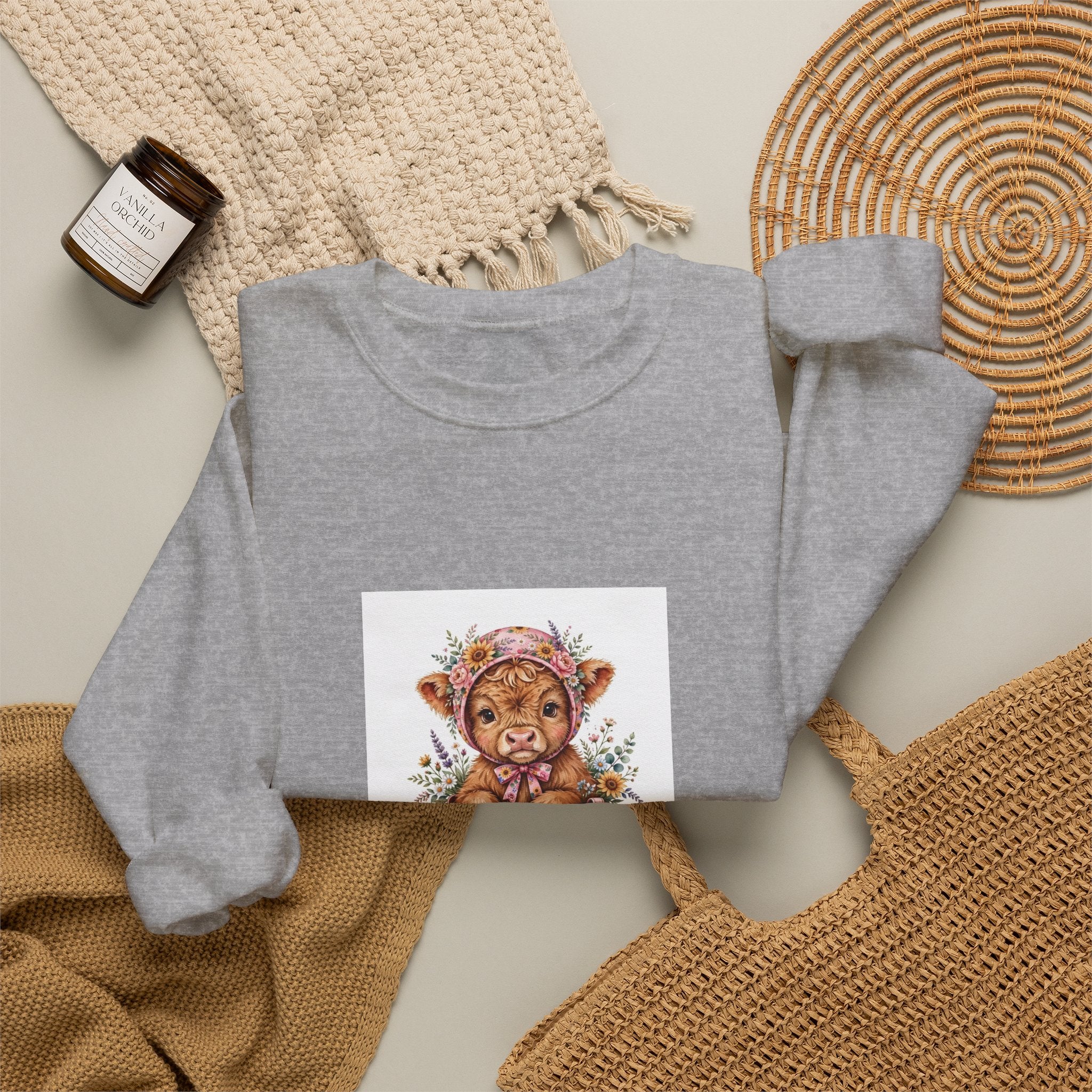 Bear Cub Valentine Sweatshirt - "Be Mine Little Valentine" Cute Teddy Graphic Crewneck