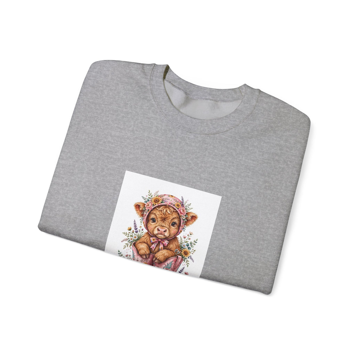 Bear Cub Valentine Sweatshirt - "Be Mine Little Valentine" Cute Teddy Graphic Crewneck