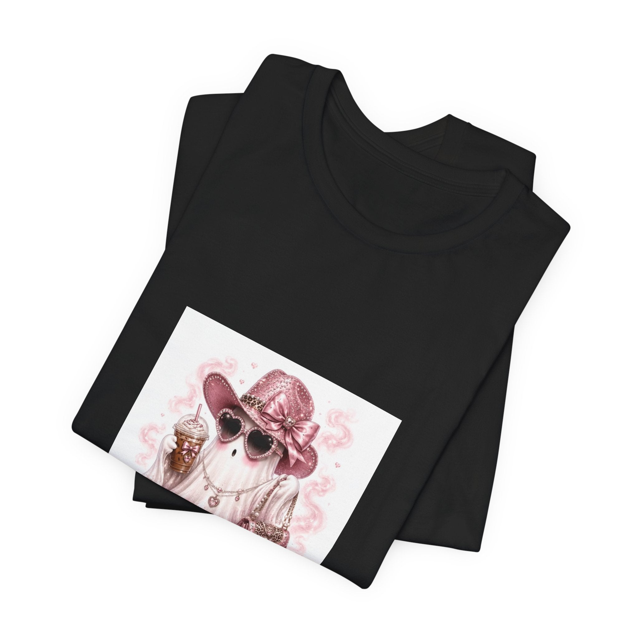 Cowgirl Ghost Tee — Cute Halloween Western Graphic T-Shirt
