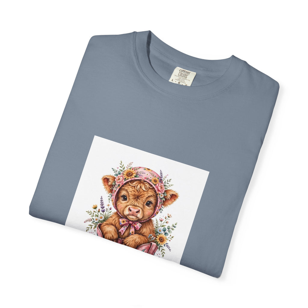 Tiger Cub Floral Tee — "Momma's Little Snugglepunch" Cute Baby Animal T-Shirt