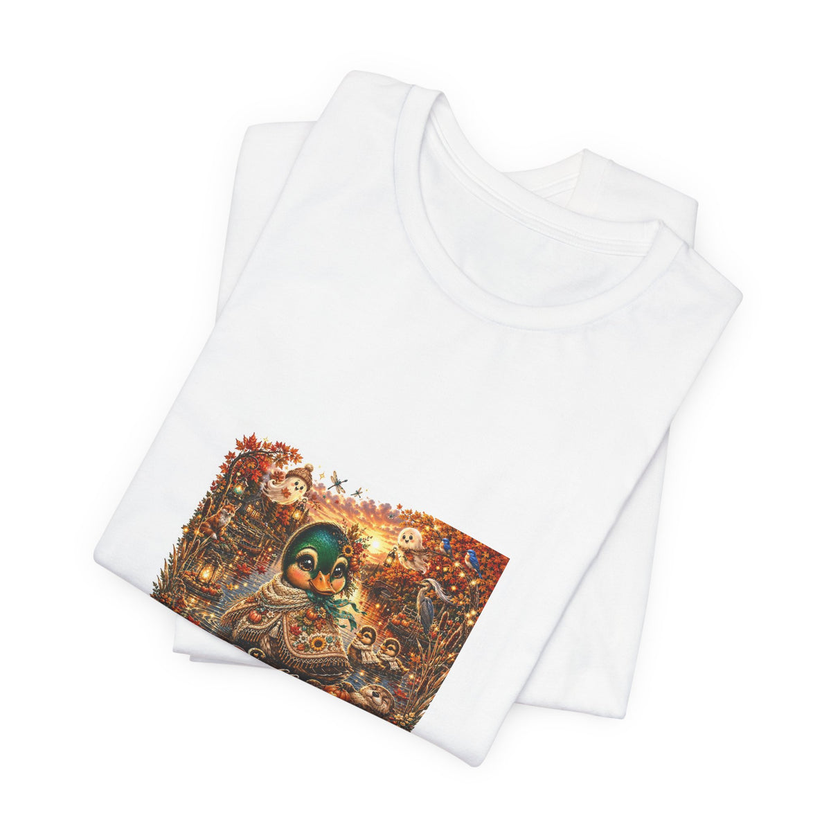 Skull Sunset Tee — 'Still Waters' Floral Skull Graphic T-Shirt