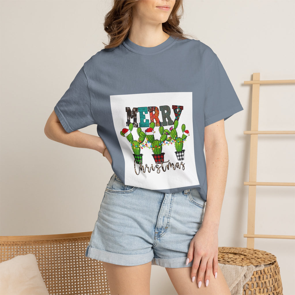 Merry Christmas Cactus T-Shirt