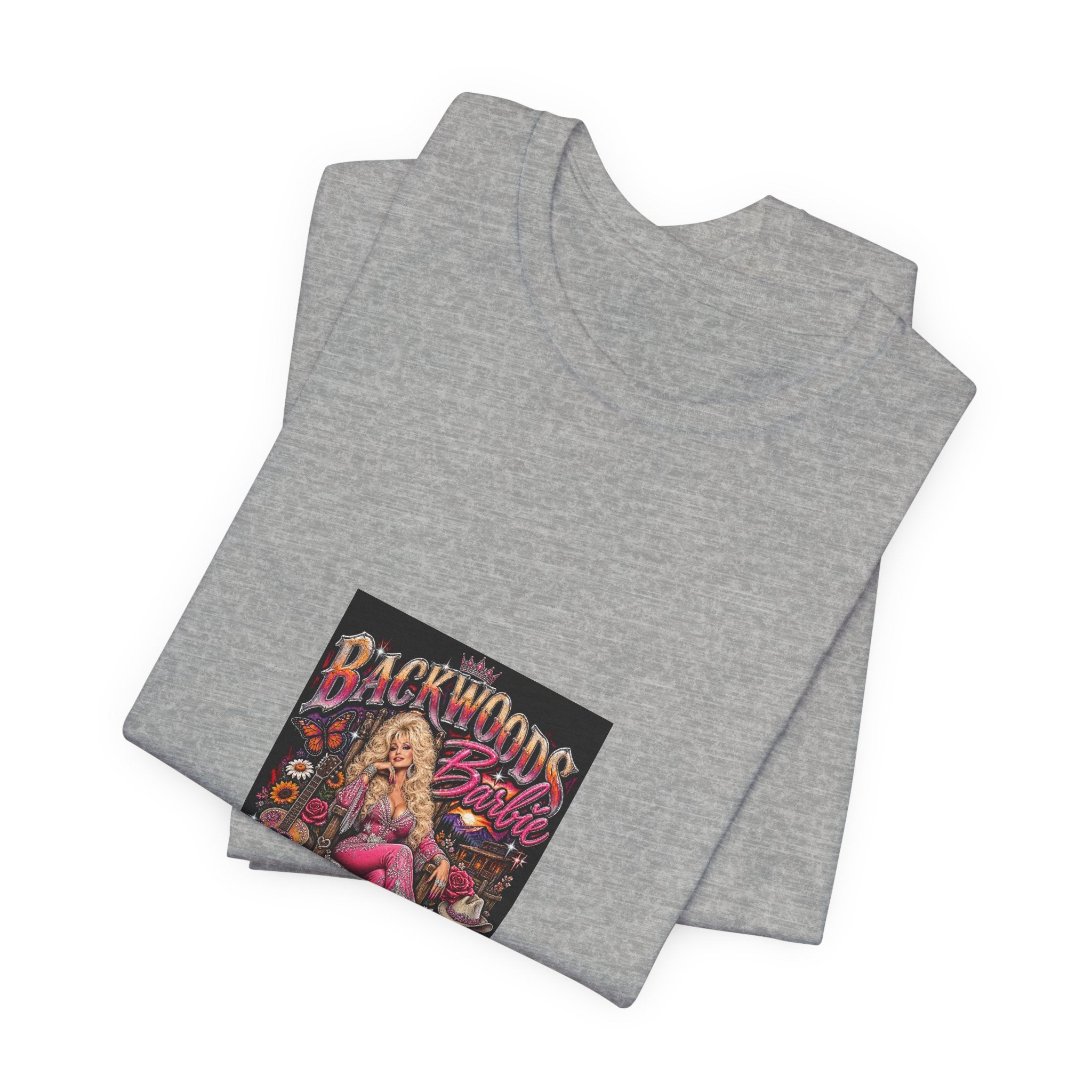 Backwoods Babe Graphic Tee — Retro Pinup Smoking Art T-Shirt