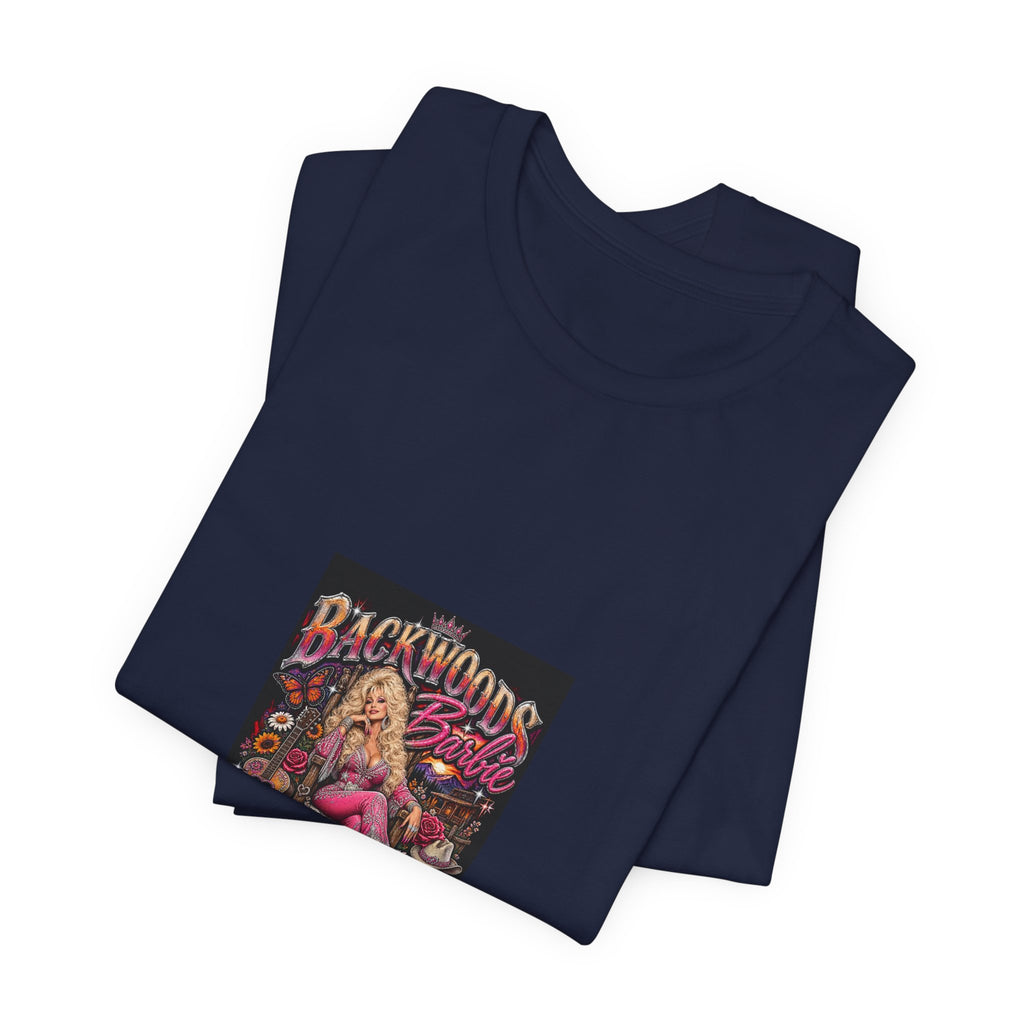 Backwoods Babe Graphic Tee — Retro Pinup Smoking Art T-Shirt