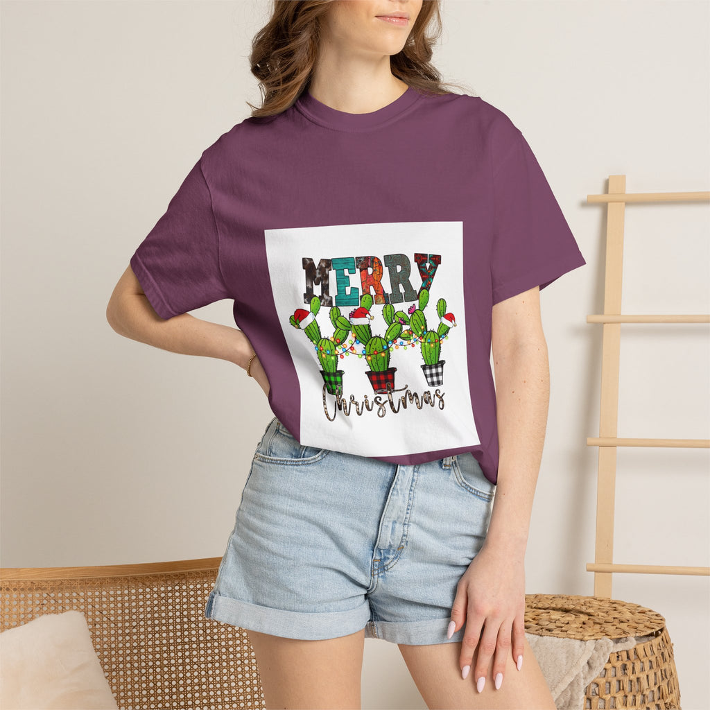 Merry Christmas Cactus T-Shirt