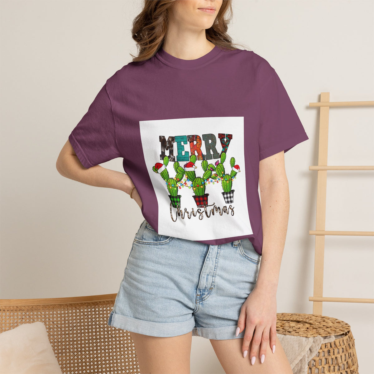 Merry Christmas Cactus T-Shirt