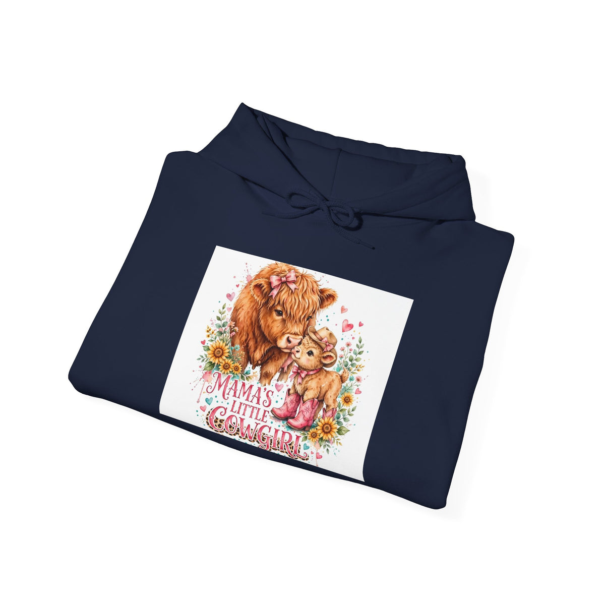 Mama Bear & Cubs Hoodie — Cute Floral Family Graphic Sweatshirt