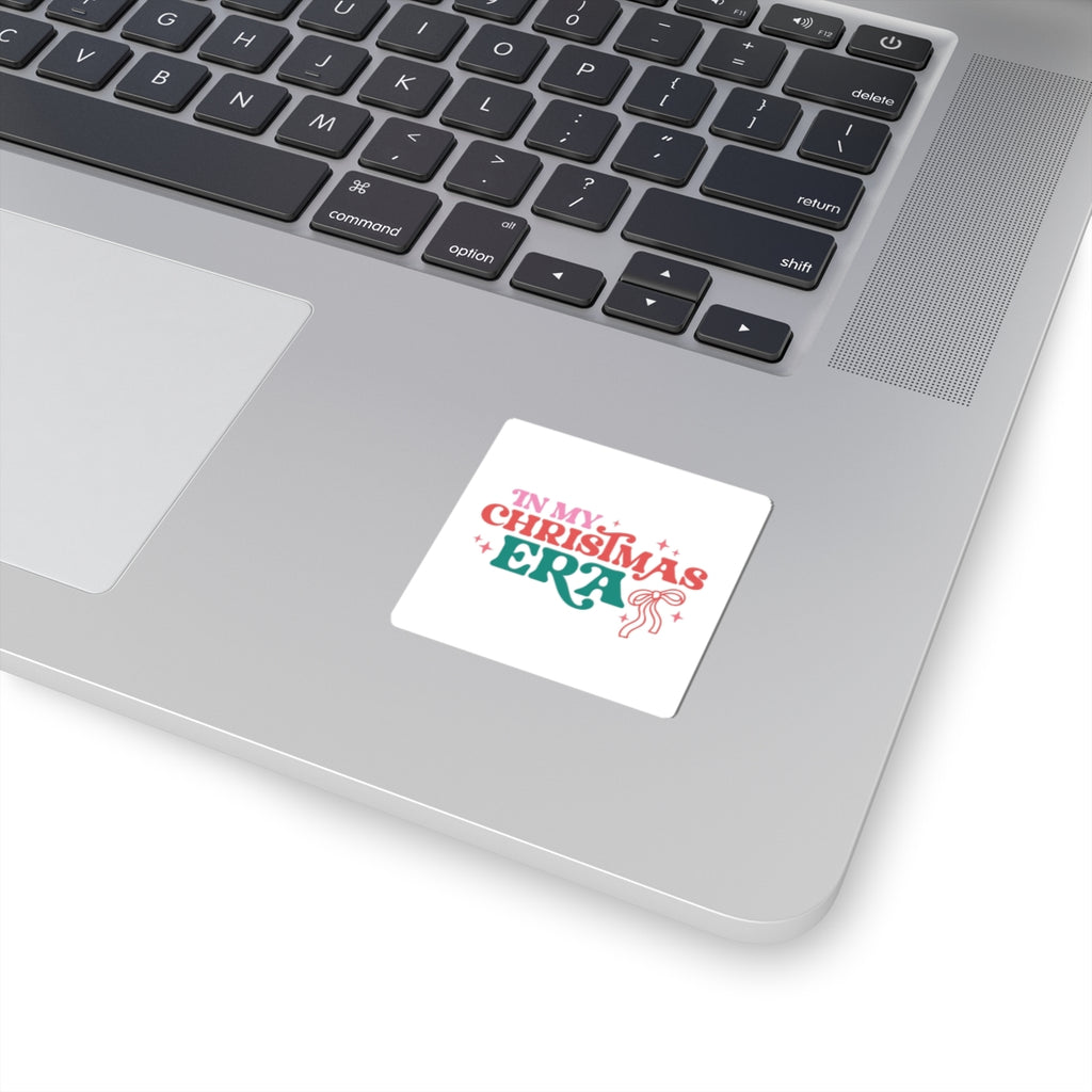 Kiss-Cut Sticker — "In My Christmas Era" Retro Holiday Decal