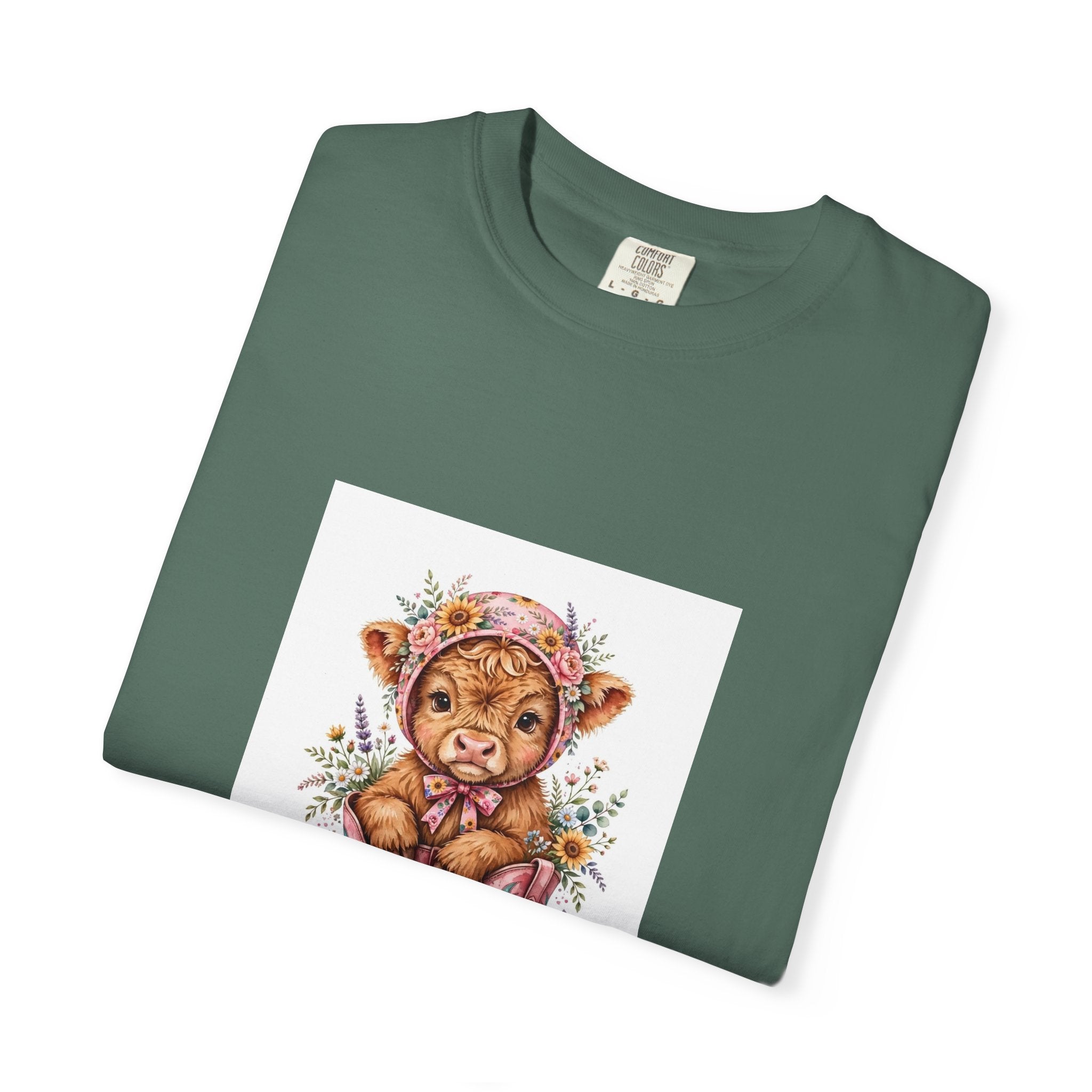 Tiger Cub Floral Tee — "Momma's Little Snugglepunch" Cute Baby Animal T-Shirt