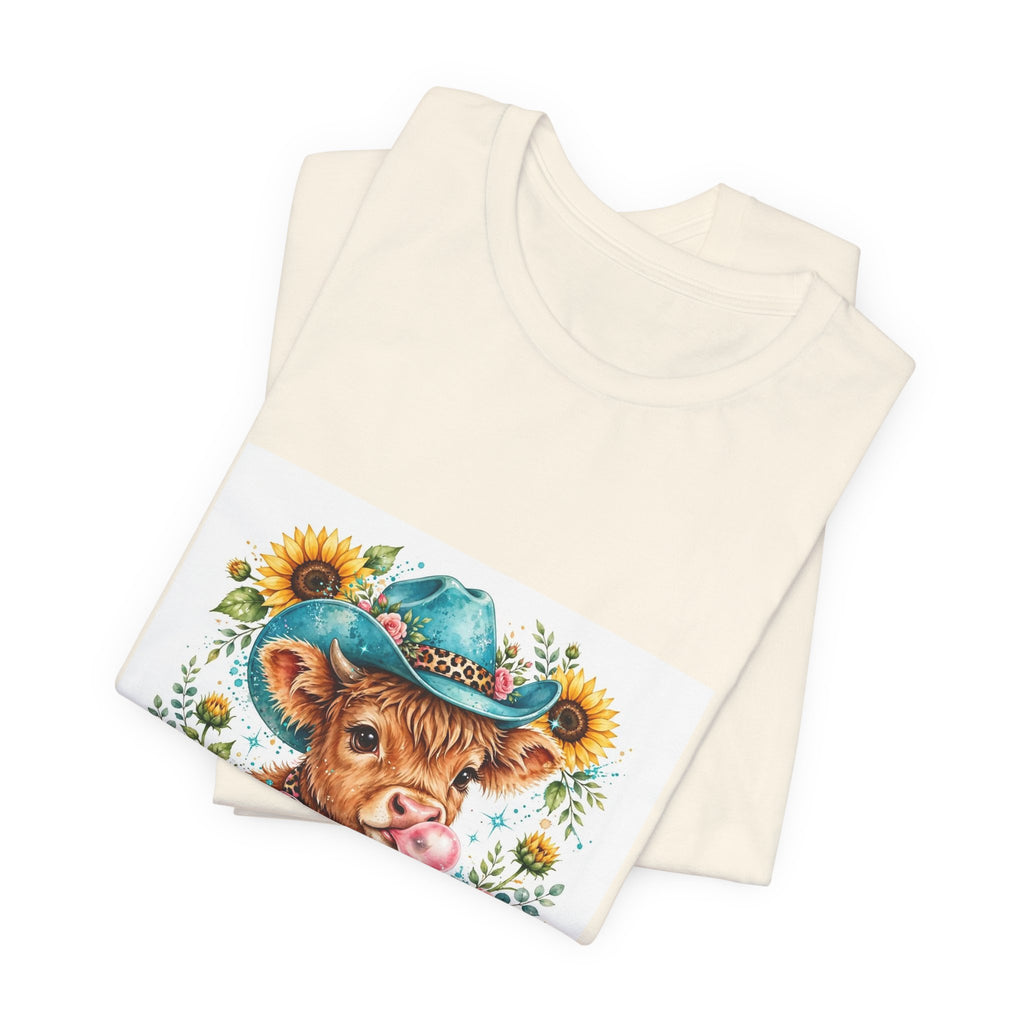 Western Mama Cow Tee — Floral Cowboy Cowgirl Graphic T-Shirt