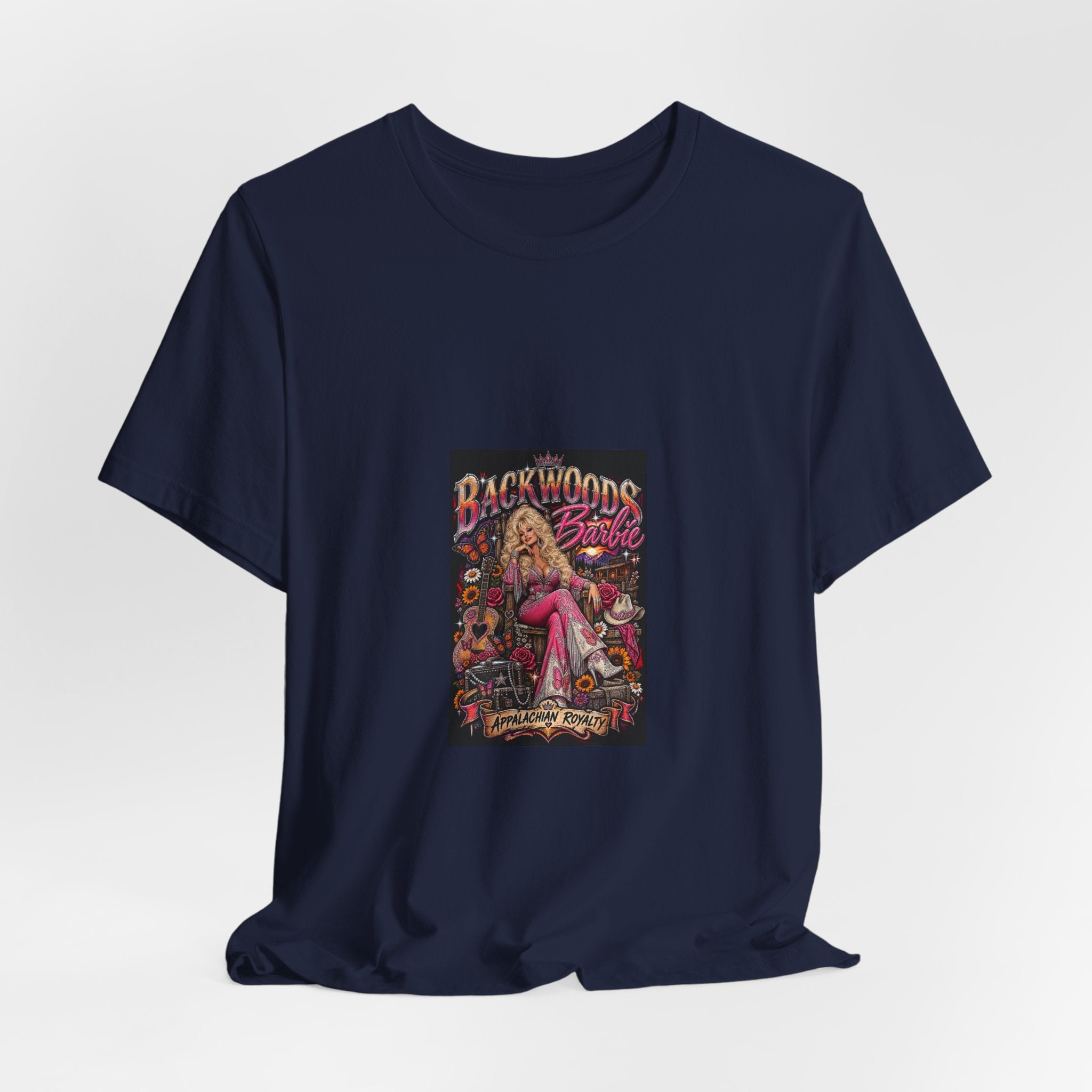 Backwoods Babe Graphic Tee — Retro Pinup Smoking Art T-Shirt