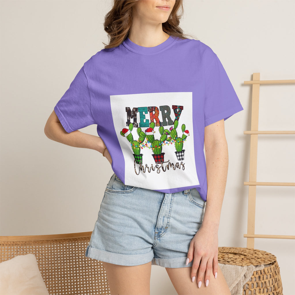 Merry Christmas Cactus T-Shirt