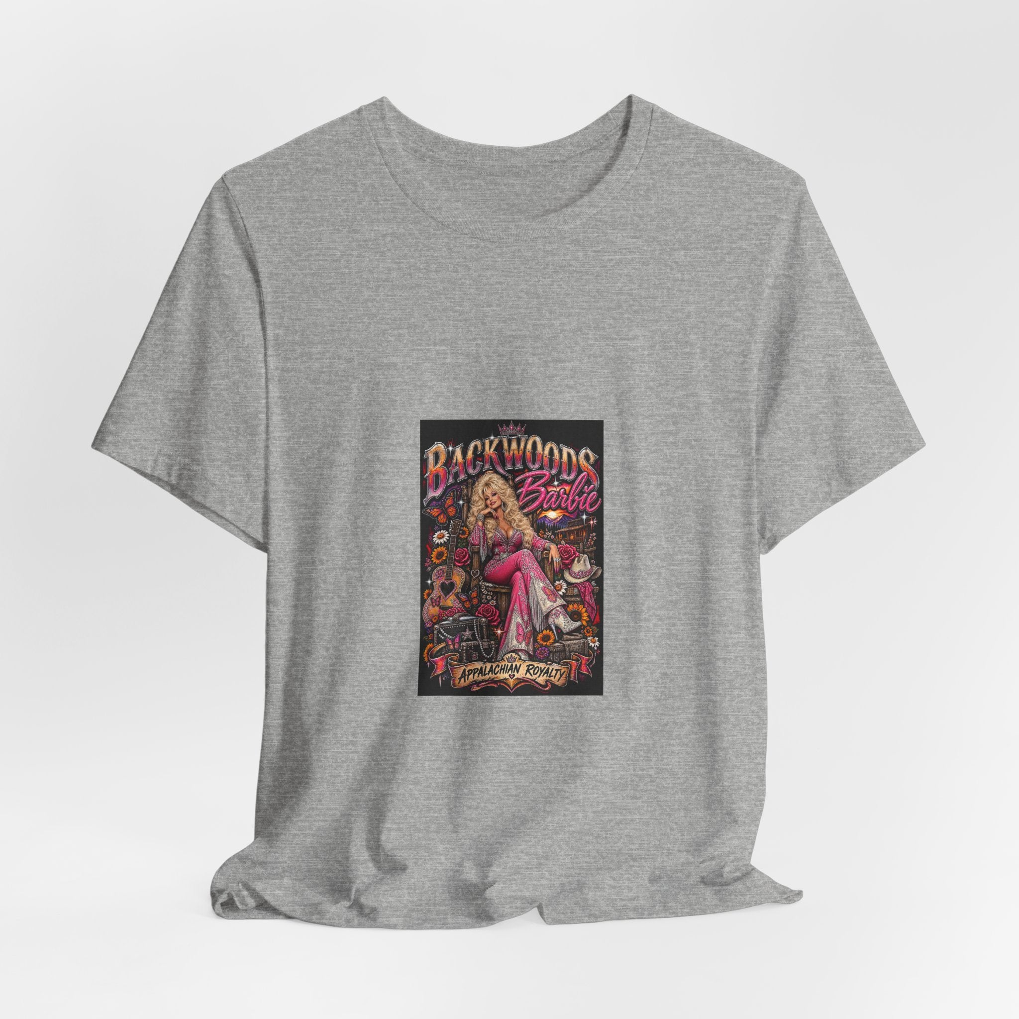 Backwoods Babe Graphic Tee — Retro Pinup Smoking Art T-Shirt