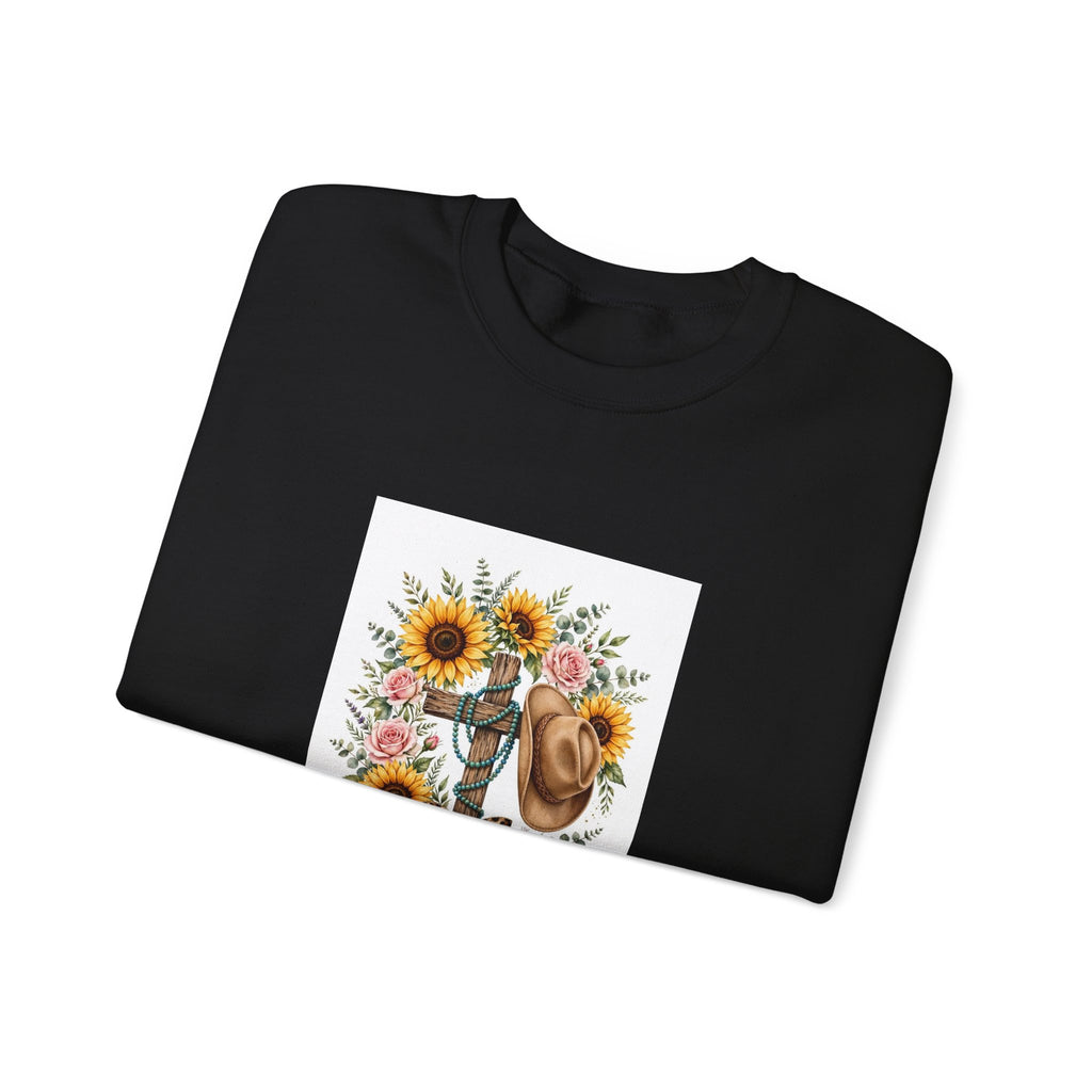 Faith Family Ranch Floral Sweatshirt