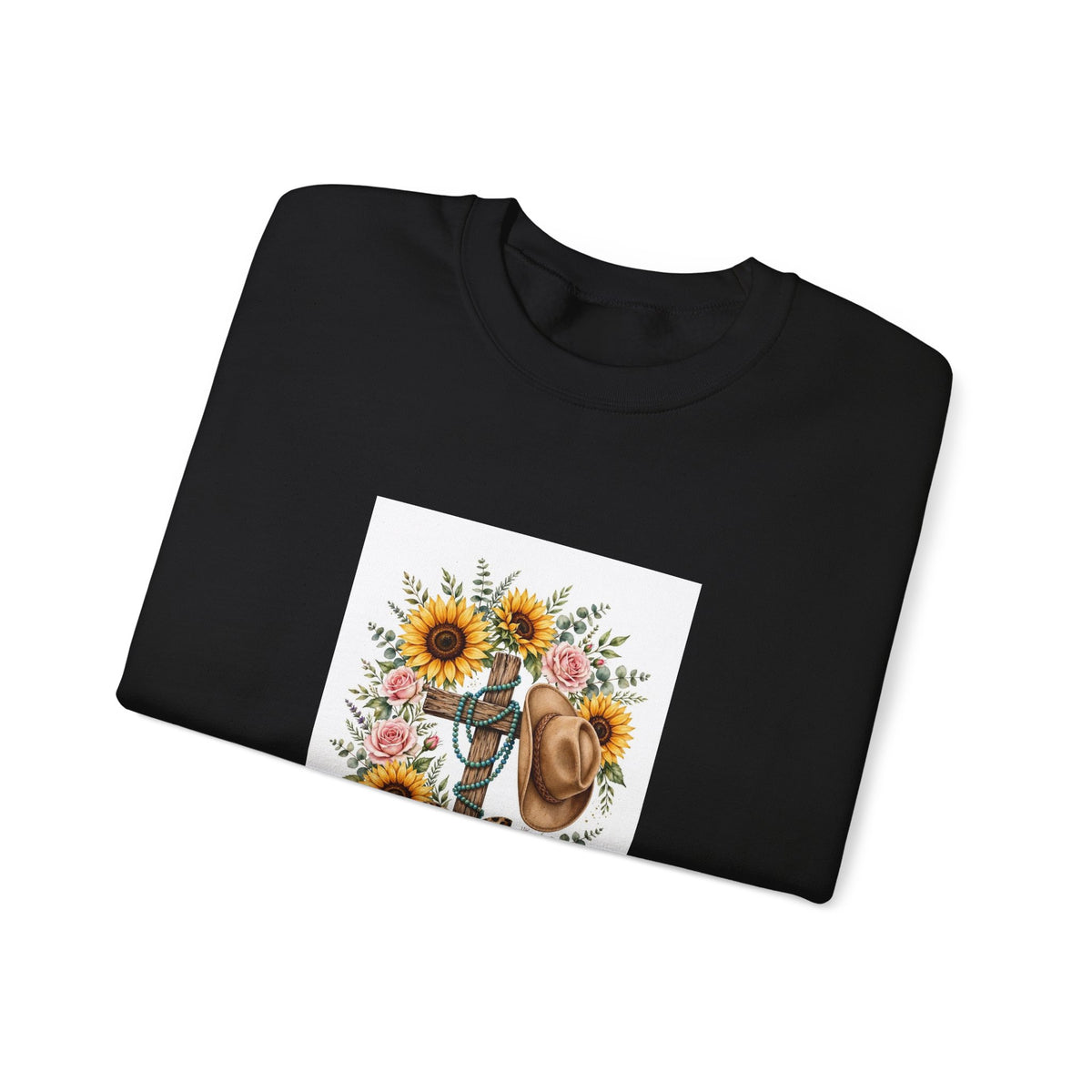 Faith Family Ranch Floral Sweatshirt