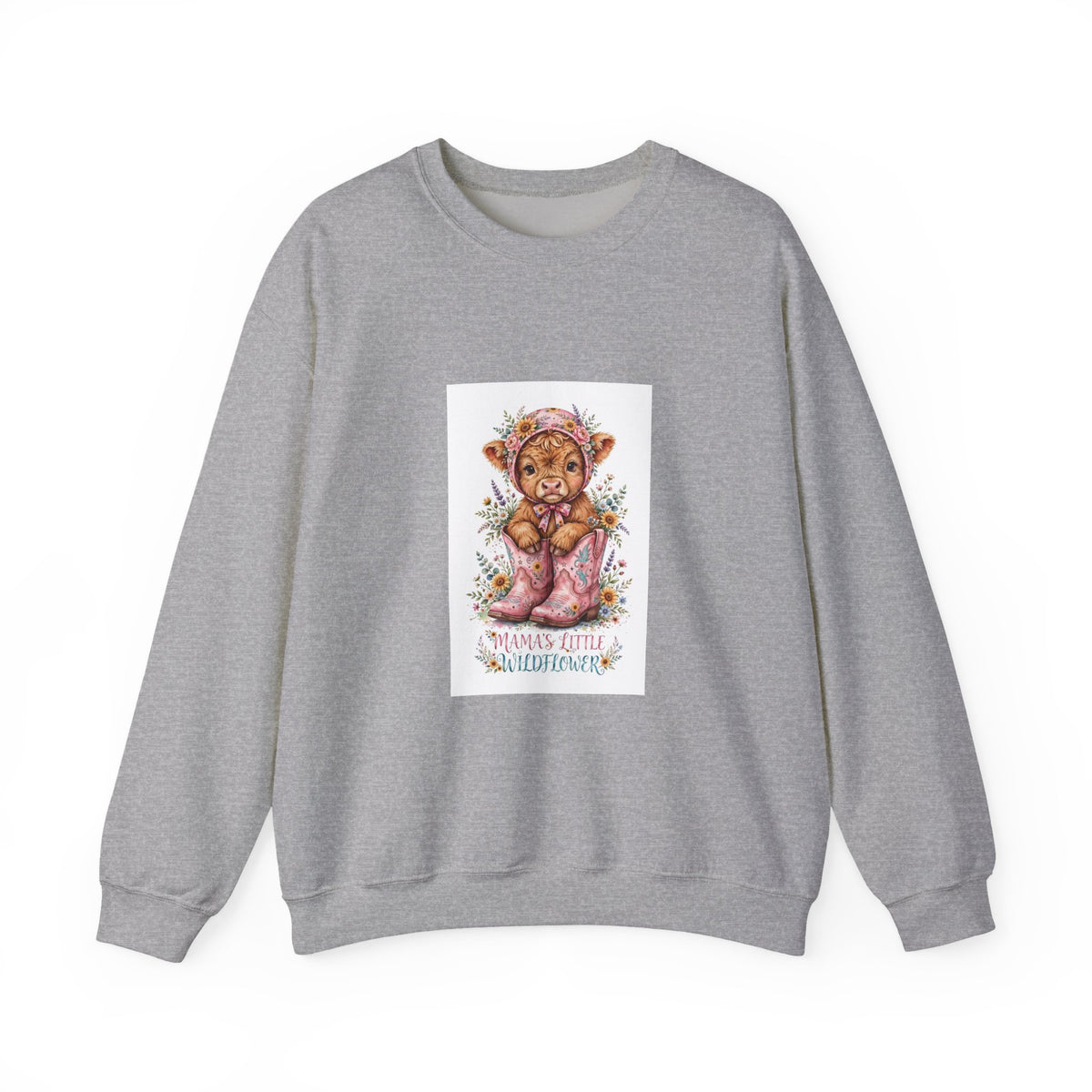 Bear Cub Valentine Sweatshirt - "Be Mine Little Valentine" Cute Teddy Graphic Crewneck