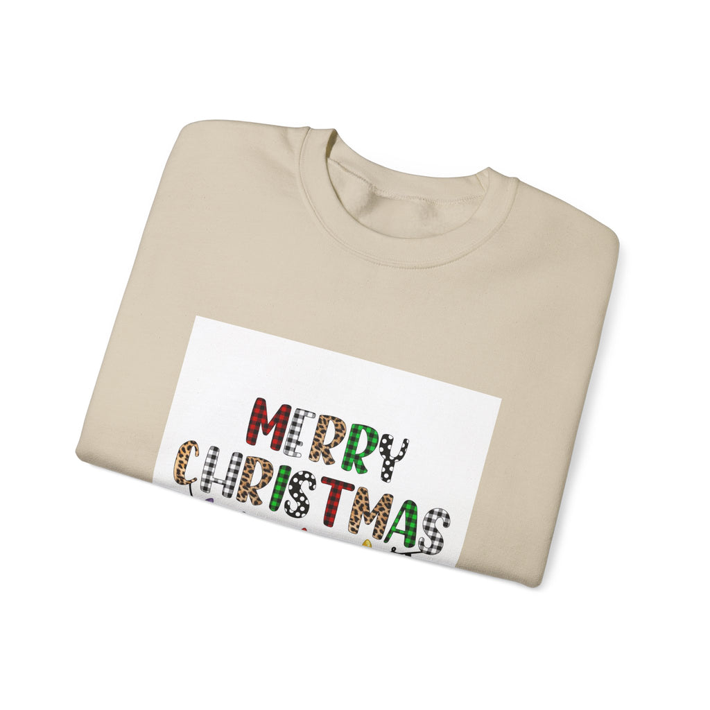 Christmas Sweatshirt "Merry Christmas Ya Filthy Animal" – Holiday Crewneck