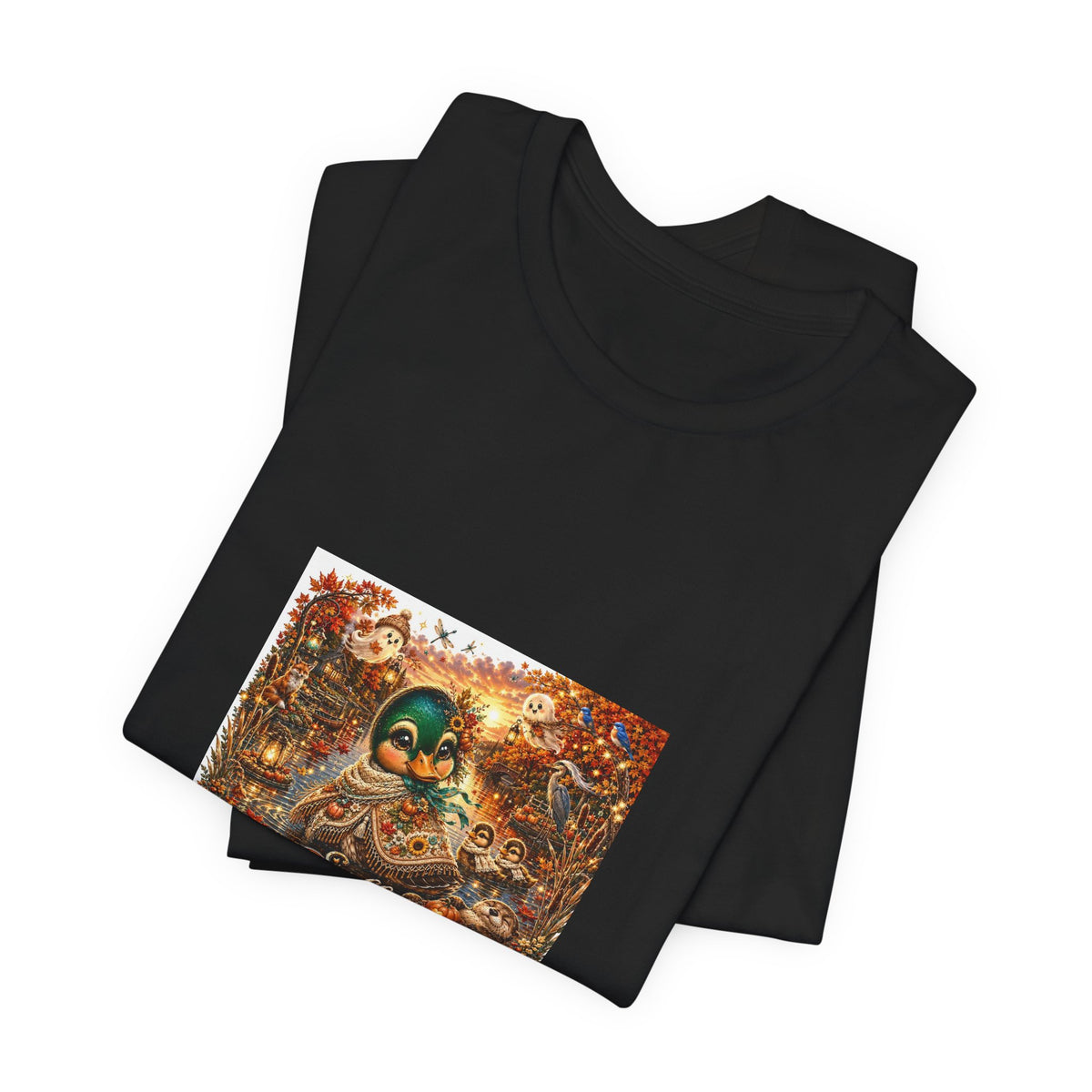 Skull Sunset Tee — 'Still Waters' Floral Skull Graphic T-Shirt