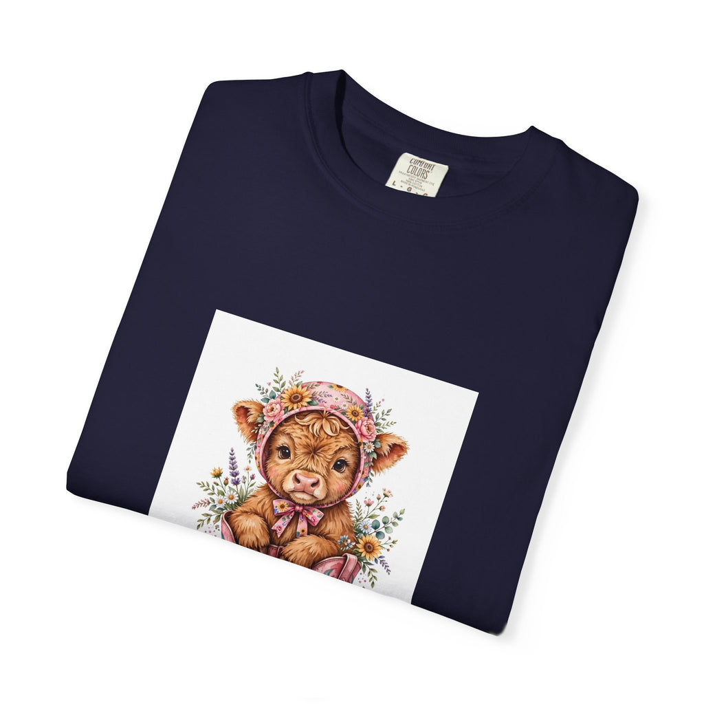 Tiger Cub Floral Tee — "Momma's Little Snugglepunch" Cute Baby Animal T-Shirt