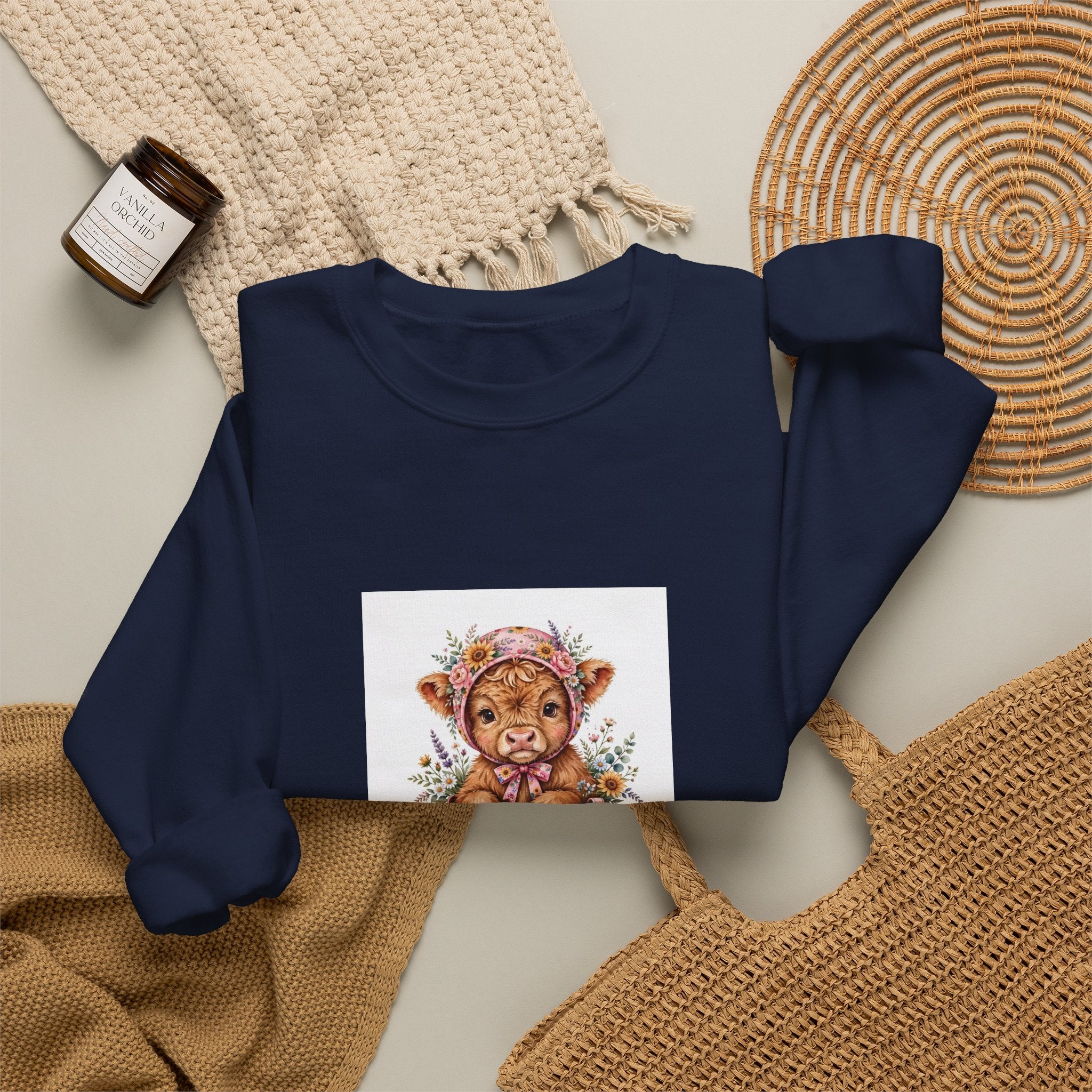 Bear Cub Valentine Sweatshirt - "Be Mine Little Valentine" Cute Teddy Graphic Crewneck
