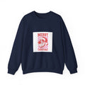 Christmas Santa Crewneck Sweatshirt – 'Merry Christmas' Retro Santa Design
