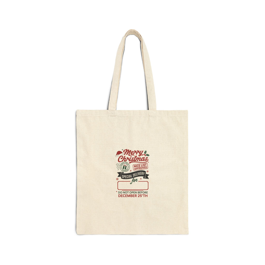 Cotton Canvas Tote Bag