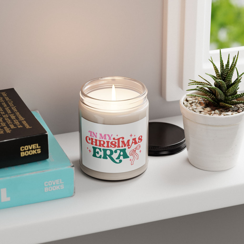 Christmas Era Scented Soy Candle — 9oz Holiday Aromatherapy Jar
