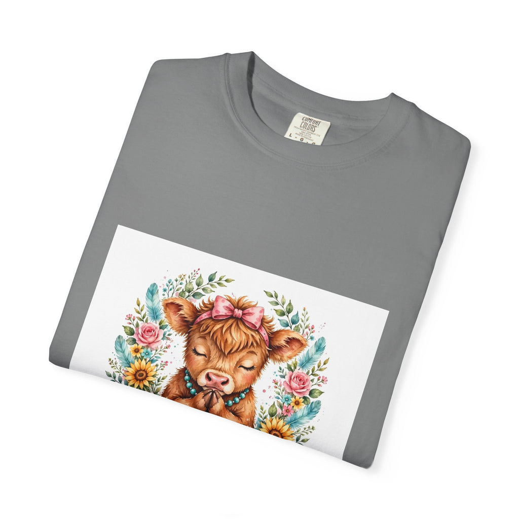 Western Mama Prayer Cow T-Shirt