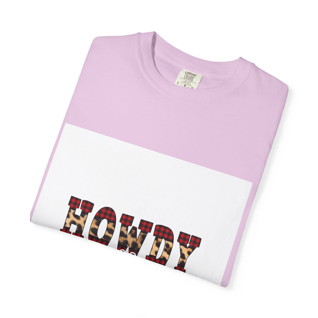 Howdy y'all T-Shirt — Plaid Western Graphic Tee