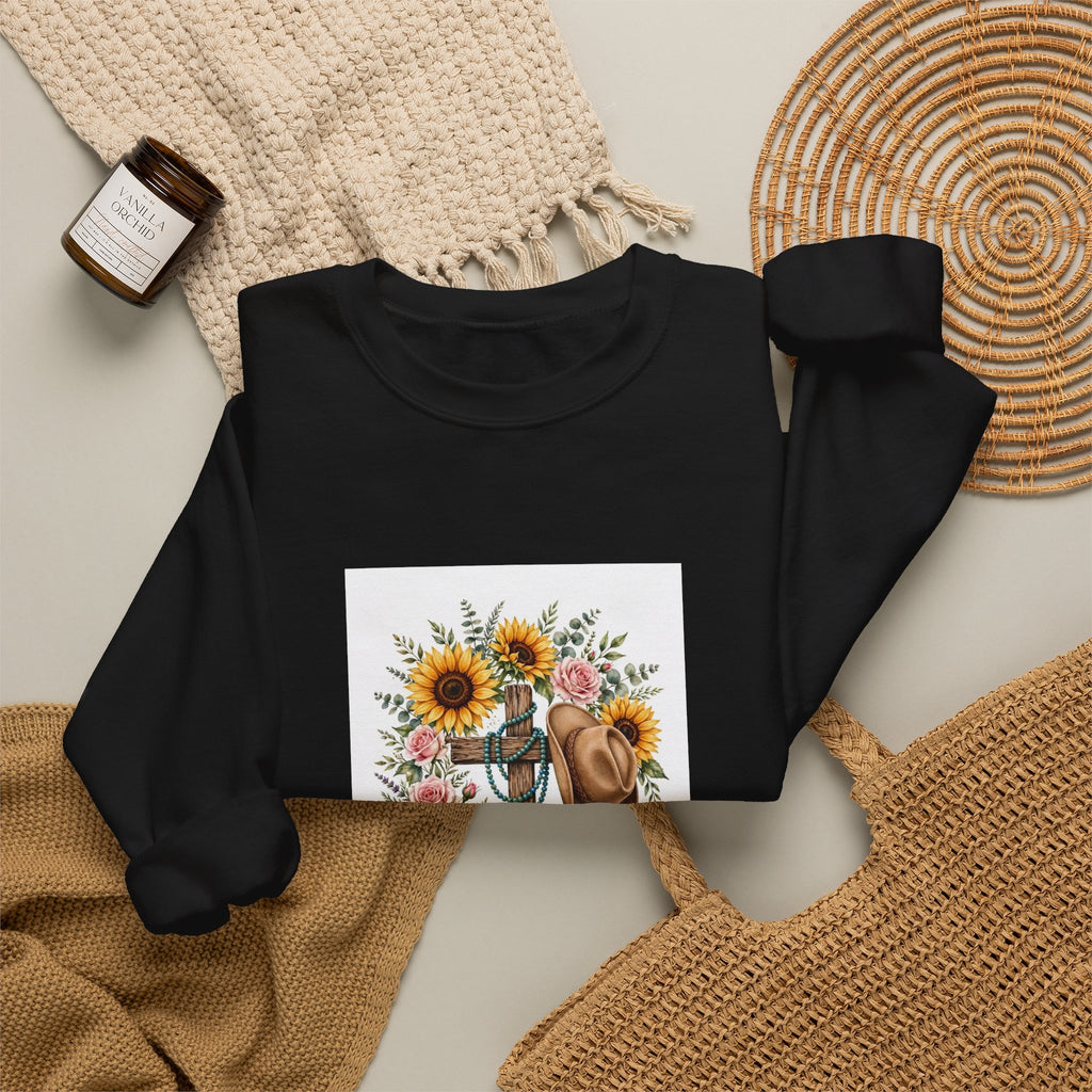 Faith Family Ranch Floral Sweatshirt