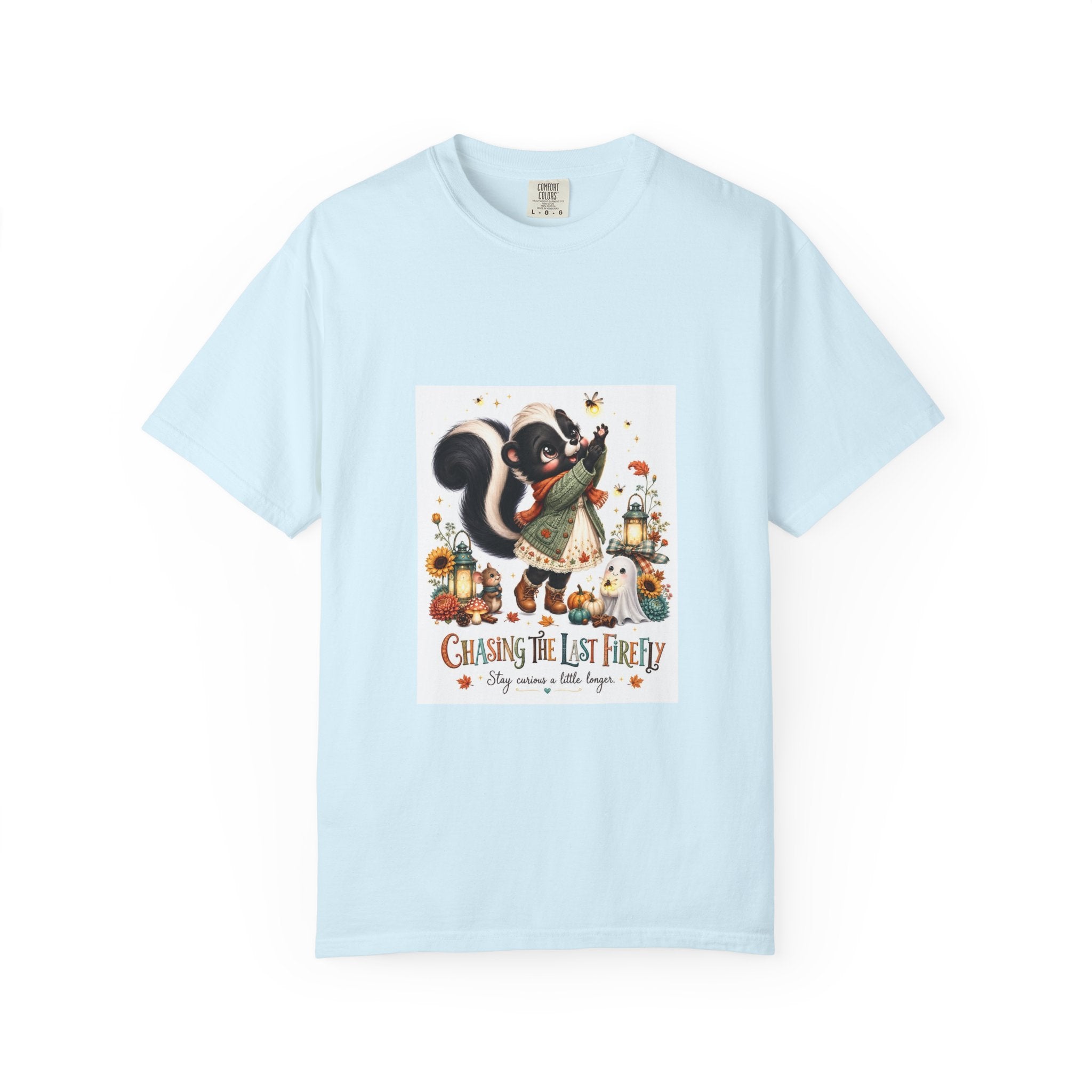 Chasing the Last Firefly Skunk Graphic T-Shirt