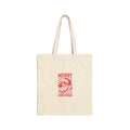 Christmas Santa Tote Bag – 'Merry Christmas' Retro Santa Canvas Tote