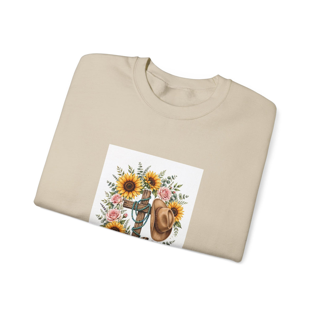 Faith Family Ranch Floral Sweatshirt