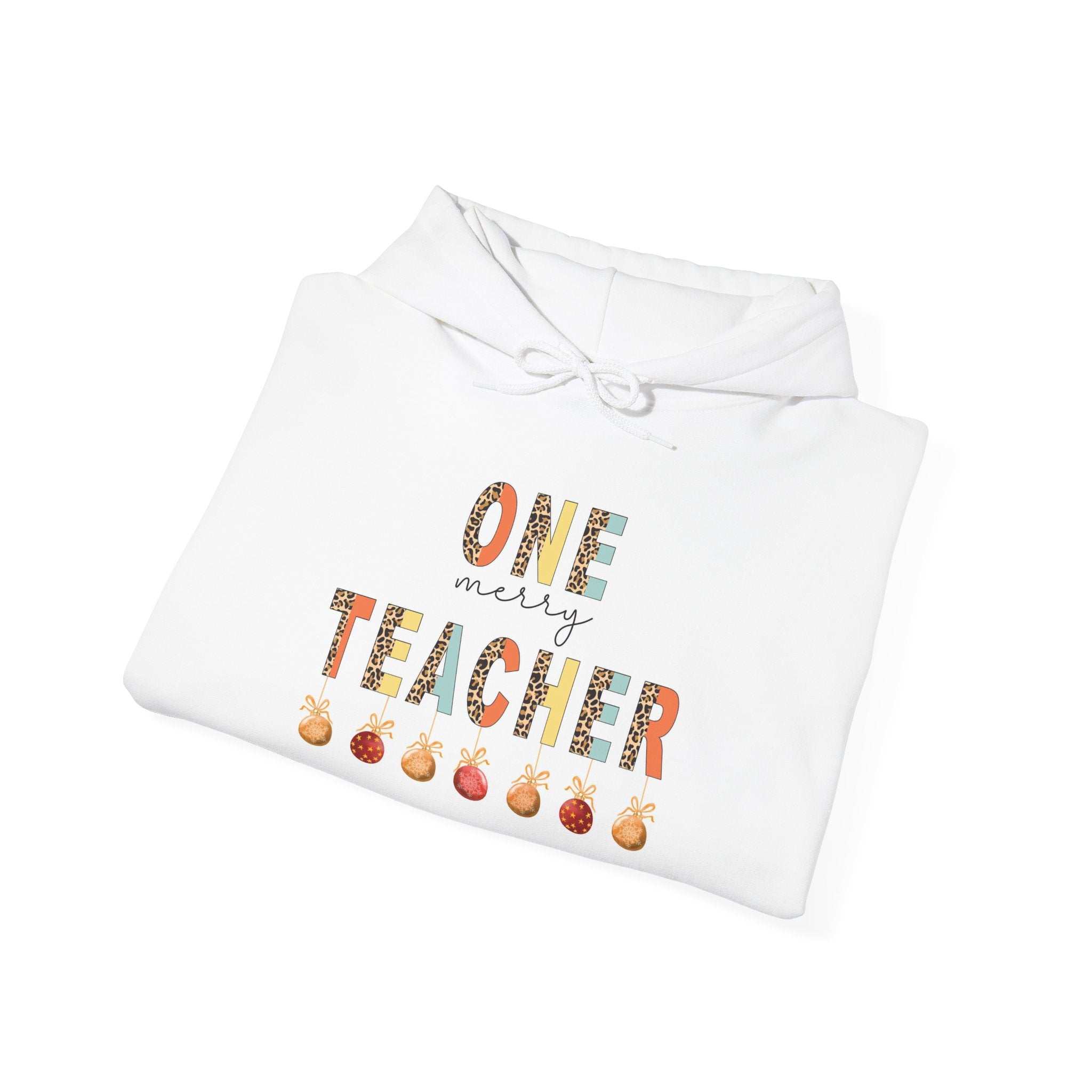 Teacher Appreciation Hoodie — “One Crazy Teacher” Autumn Apples Design
