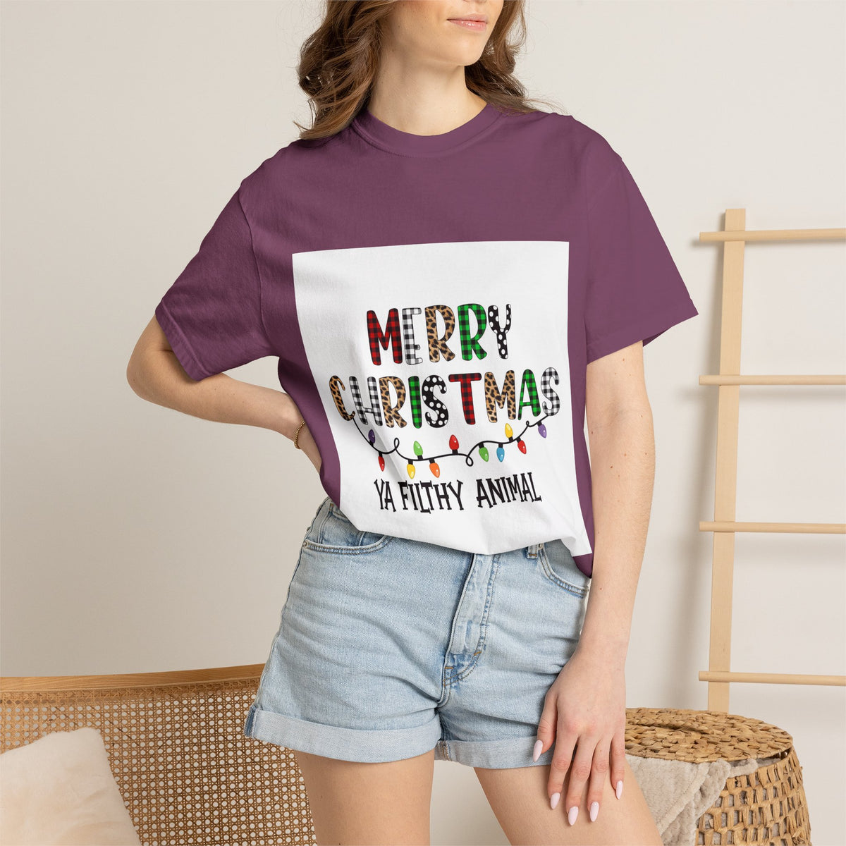 Merry Christmas Ya Filthy Animal T-Shirt — Funny Holiday Graphic Tee